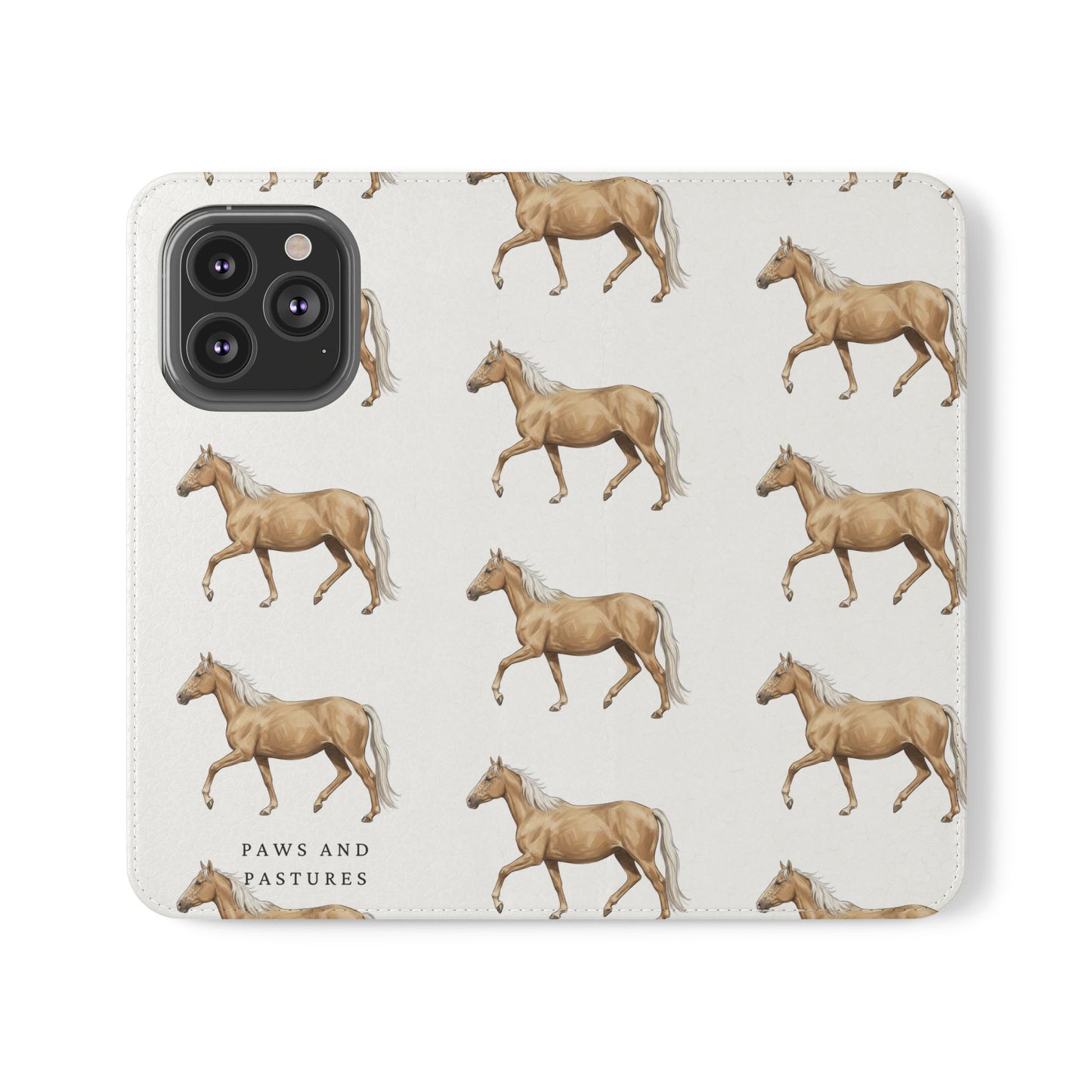 Horse Pattern iPhone Flip Case