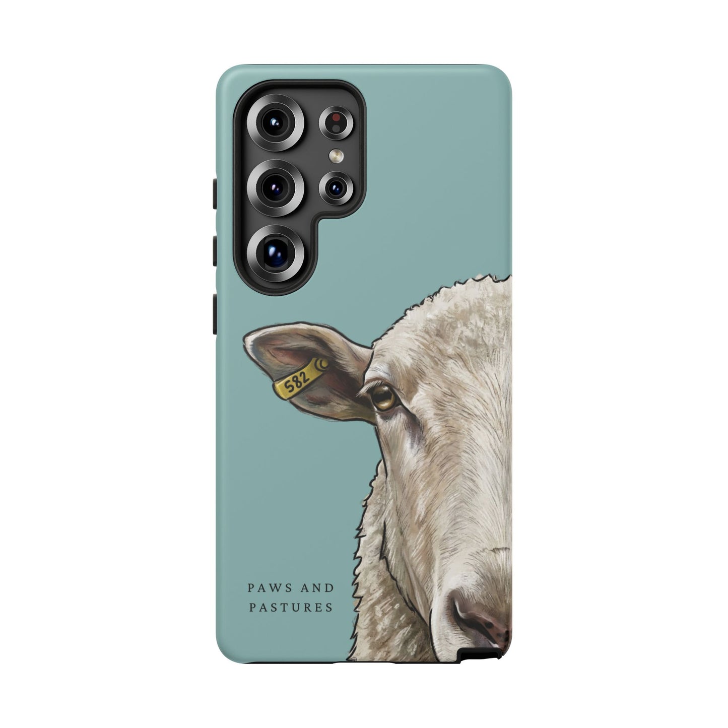 Teal Sheep Phone Case