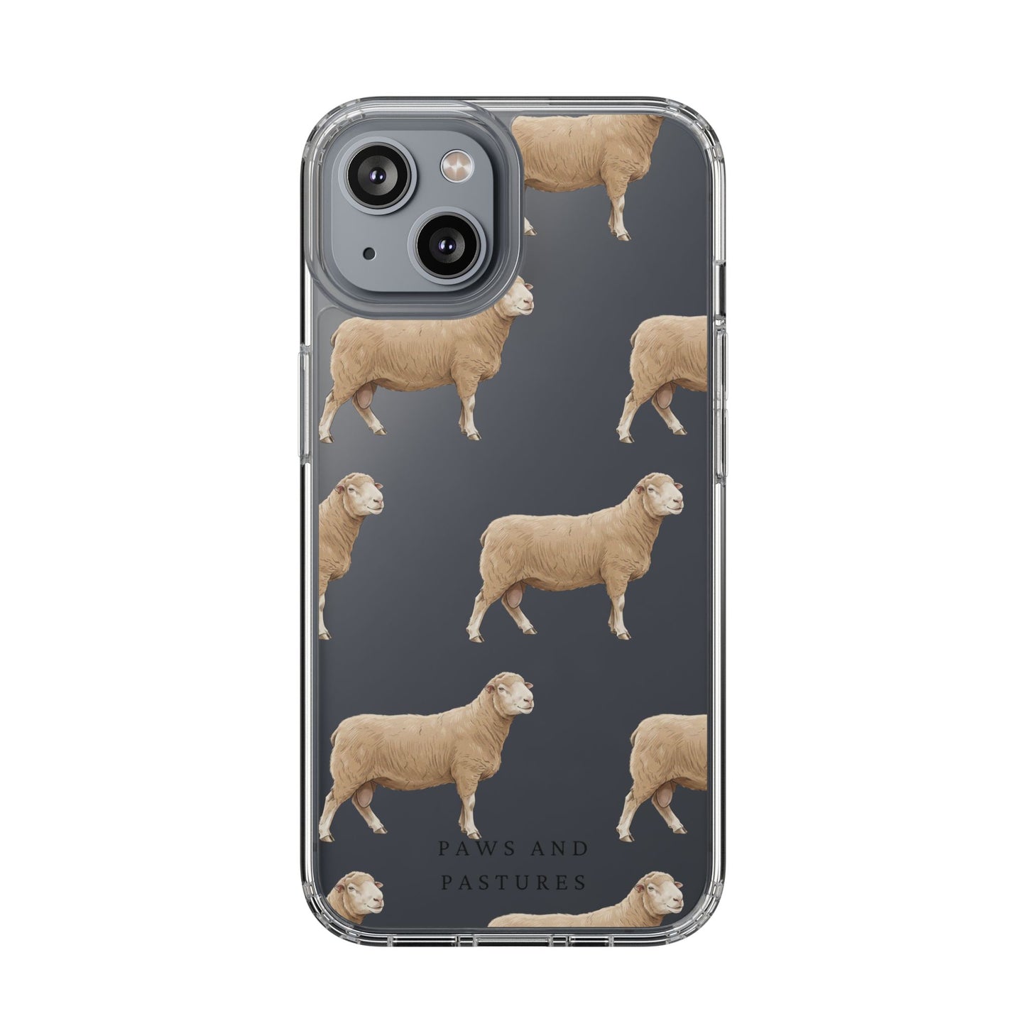Dorset Sheep Pattern iPhone Clear Case