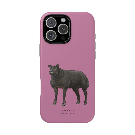 Blue Texel Sheep Phone Case – Paws and Pastures Protective Phone Cover