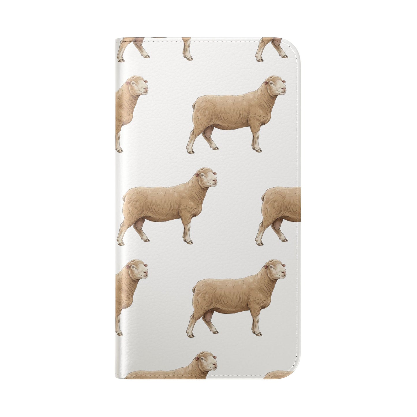 Sheep Pattern iPhone Flip Case