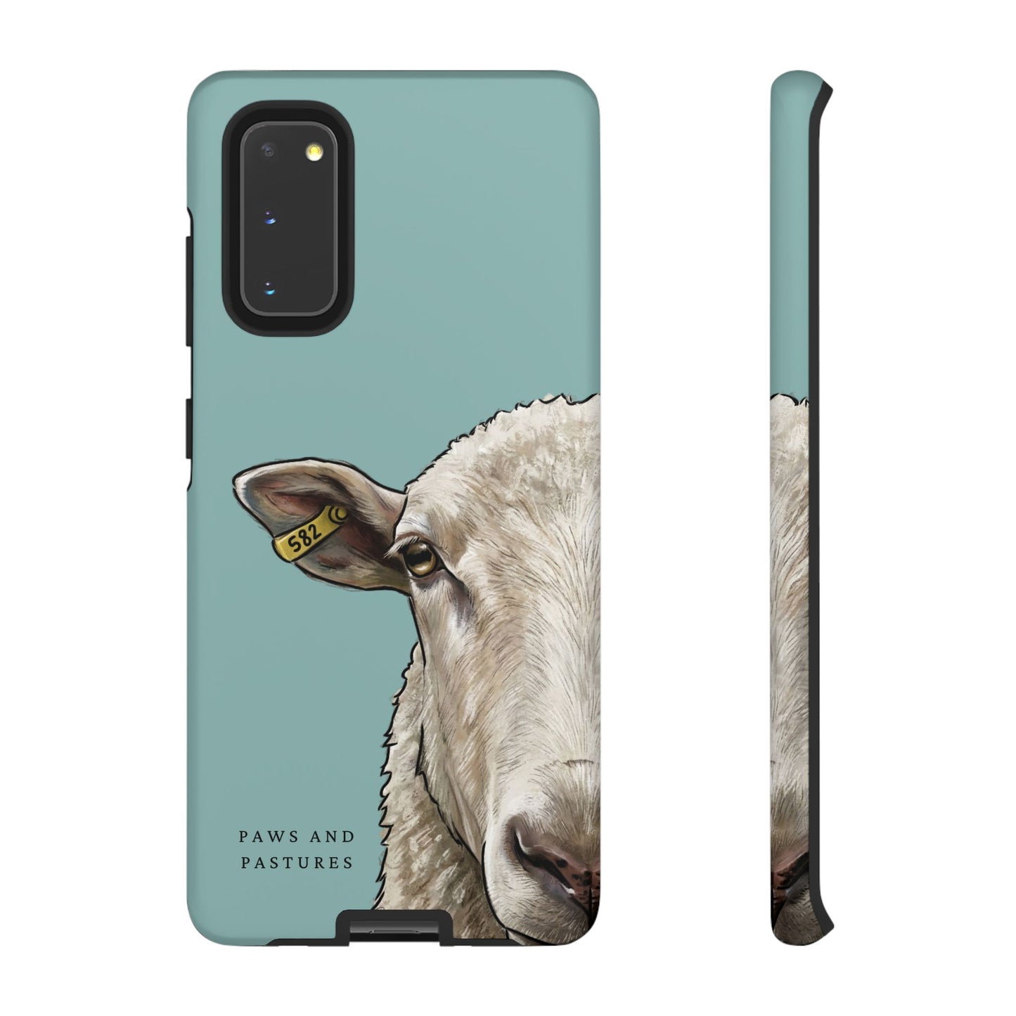 Teal Sheep Phone Case