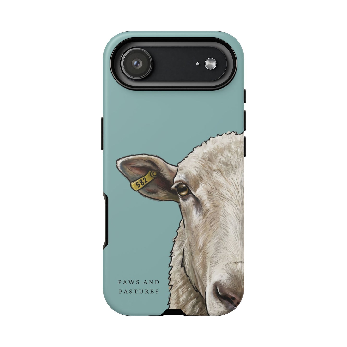 Teal Sheep Phone Case
