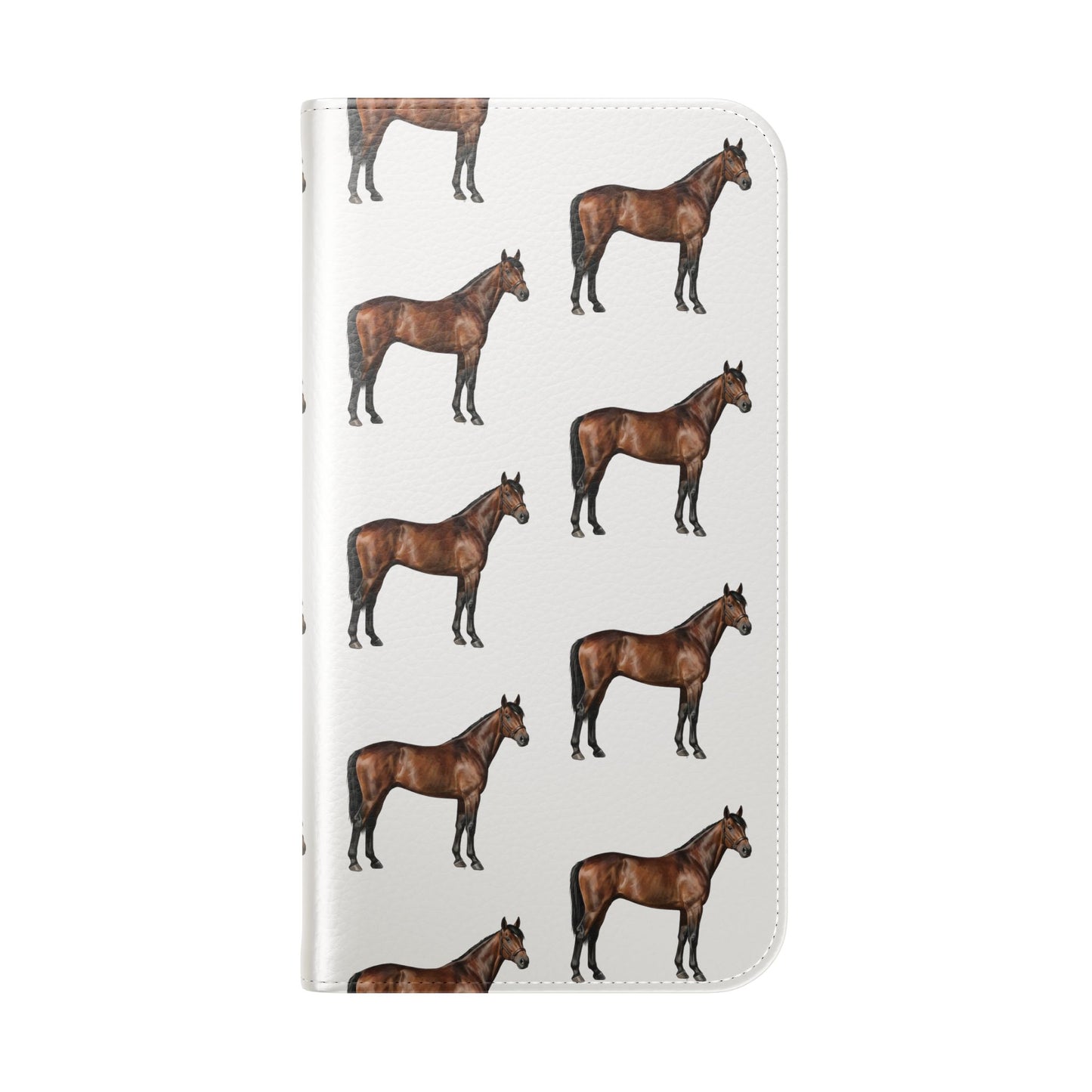 Horse Pattern iPhone Flip Case