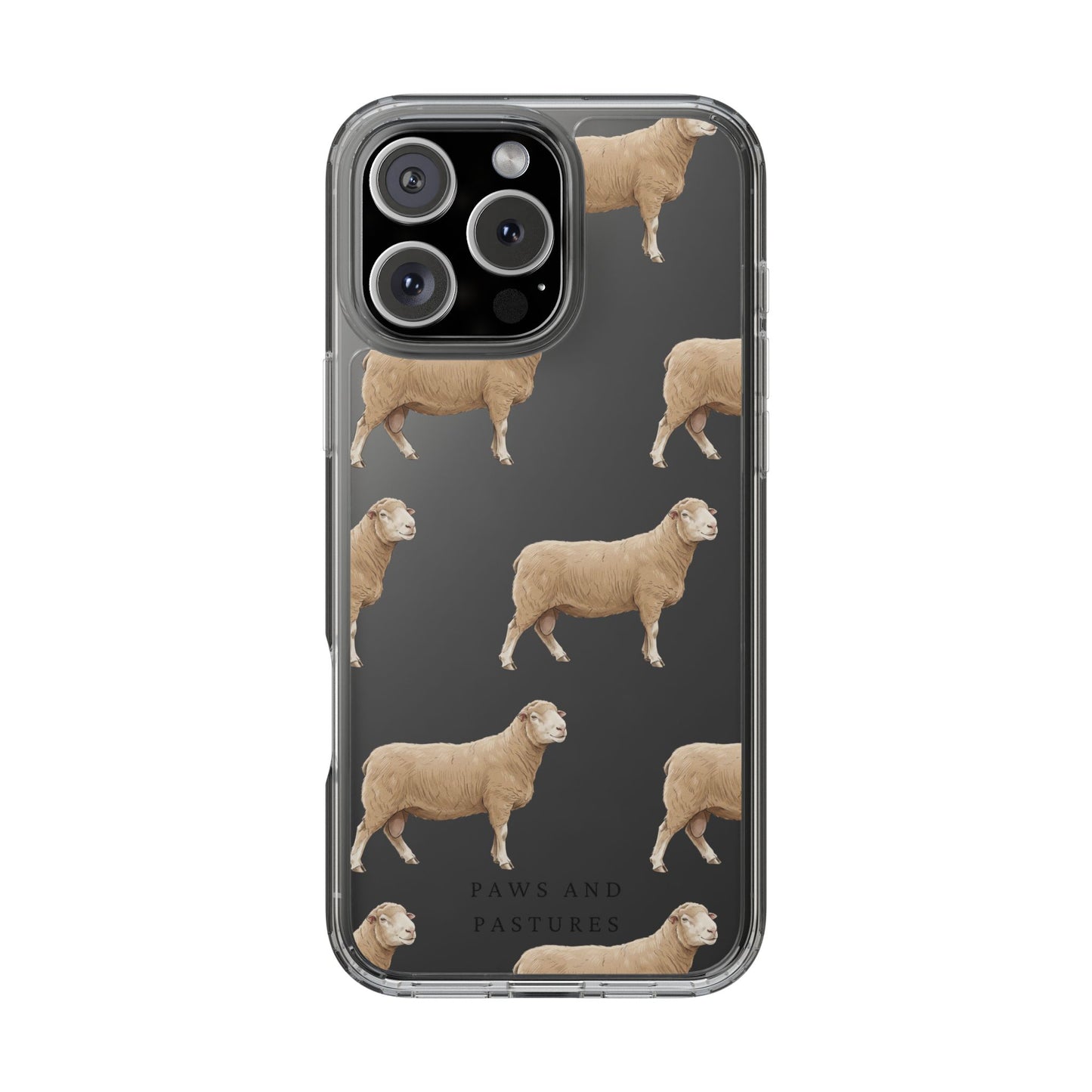 Dorset Sheep Pattern iPhone Clear Case