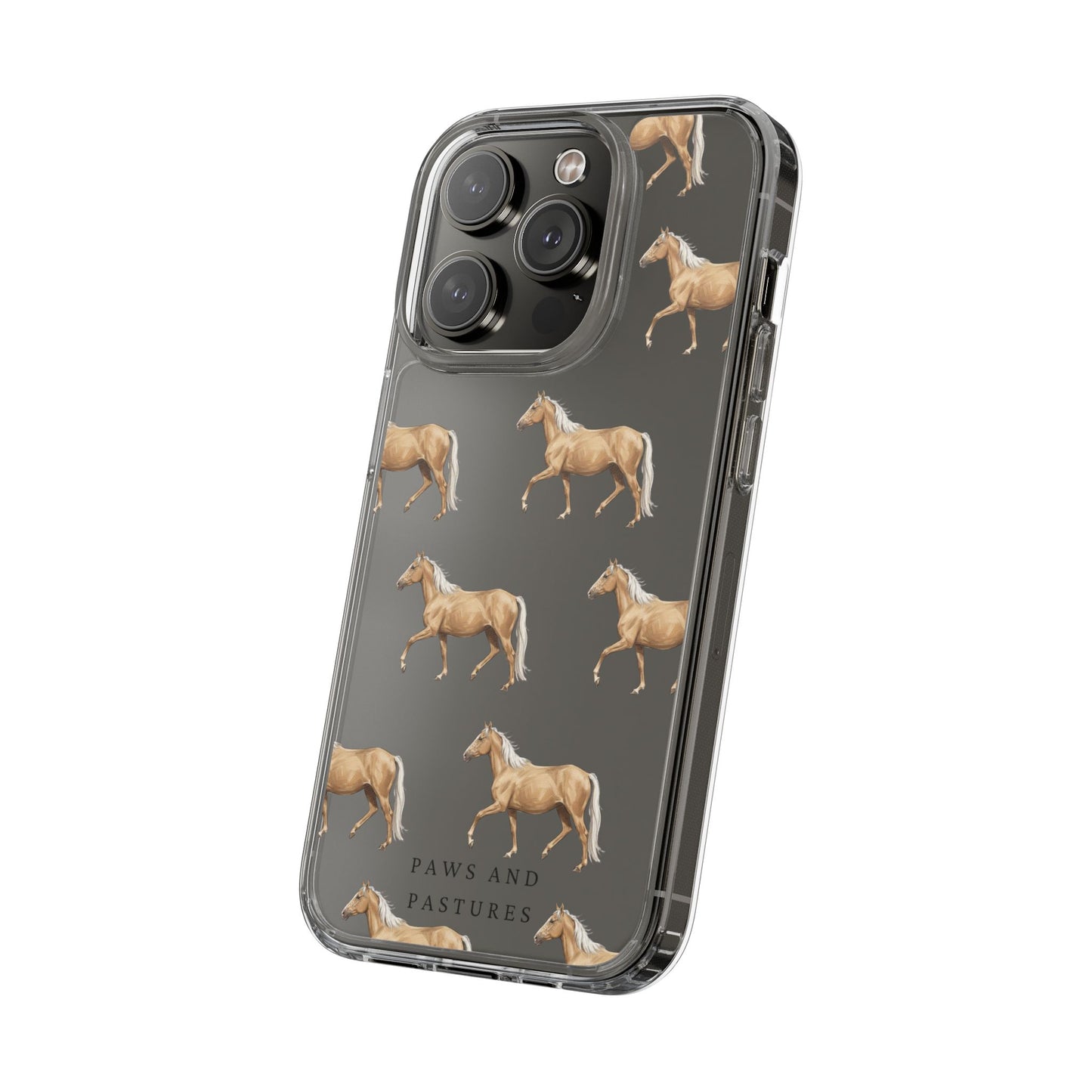 Horse Pattern iPhone Clear Case