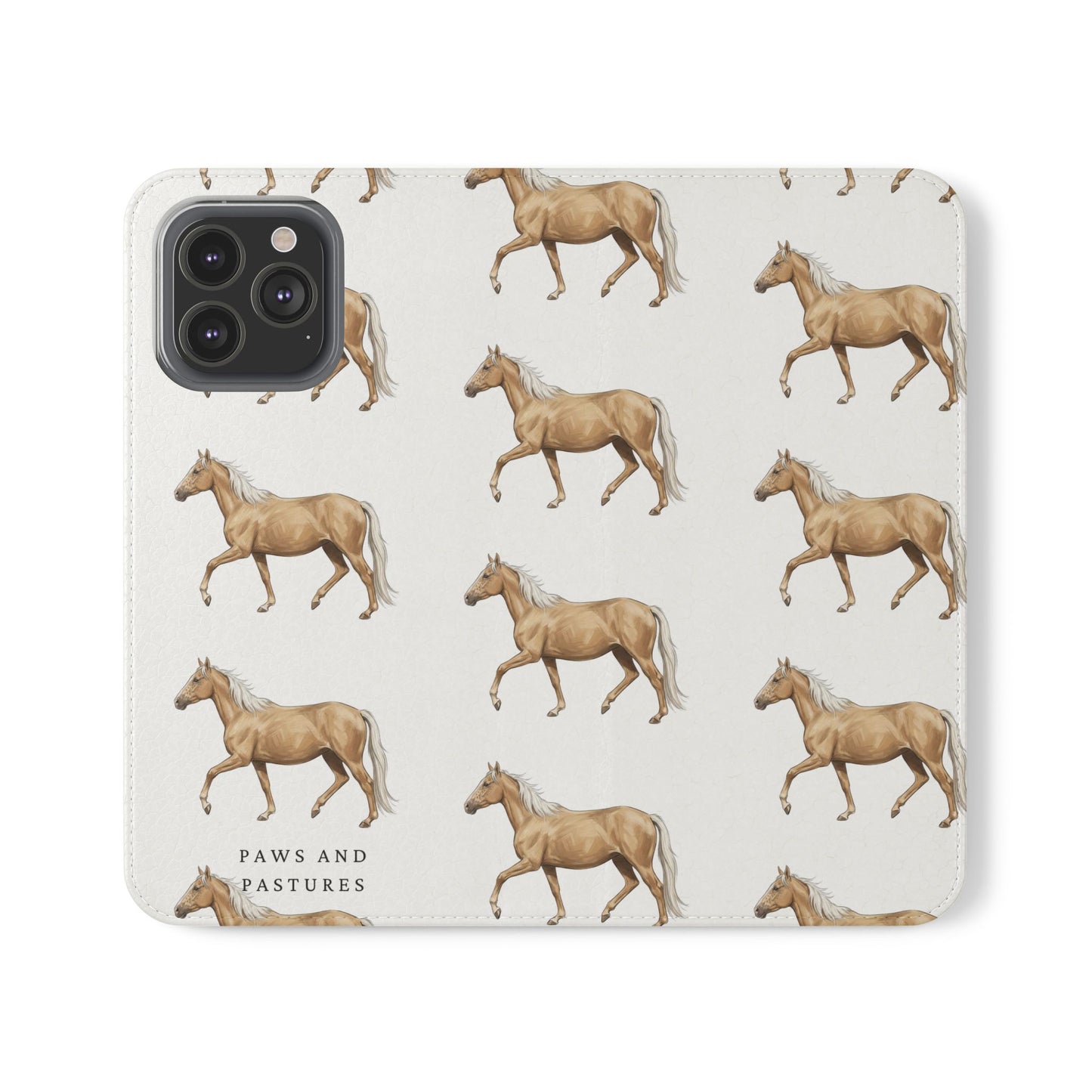 Horse Pattern iPhone Flip Case