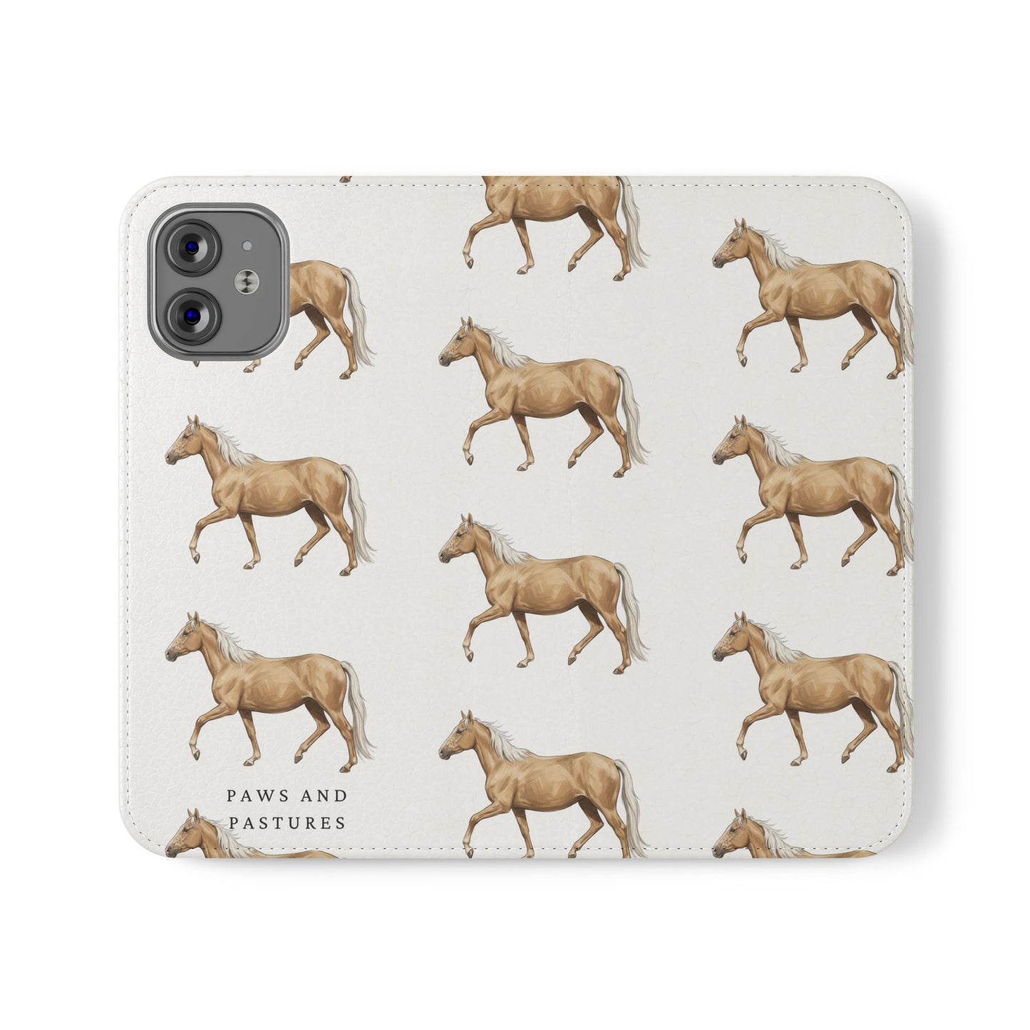 Horse Pattern iPhone Flip Case