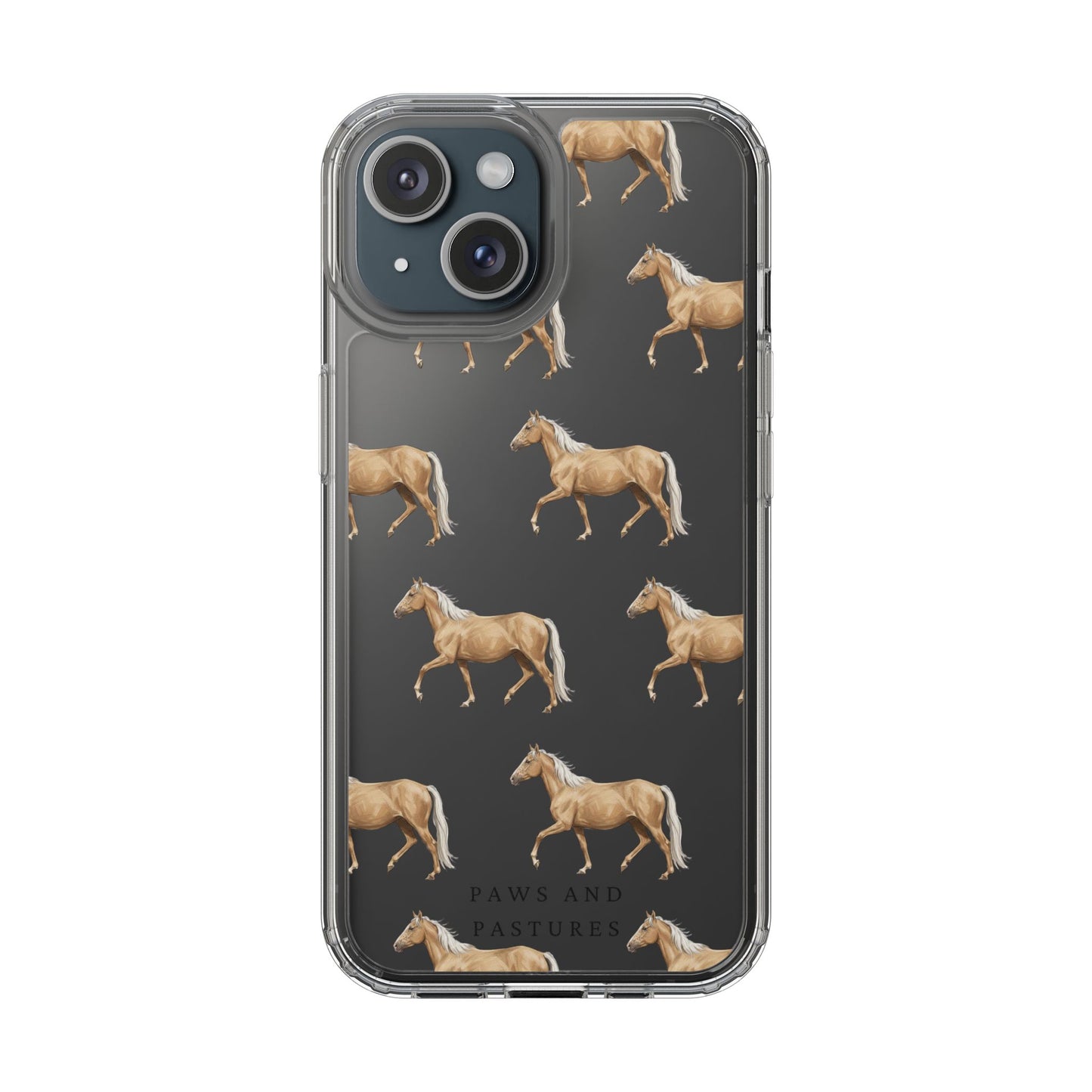 Horse Pattern iPhone Clear Case