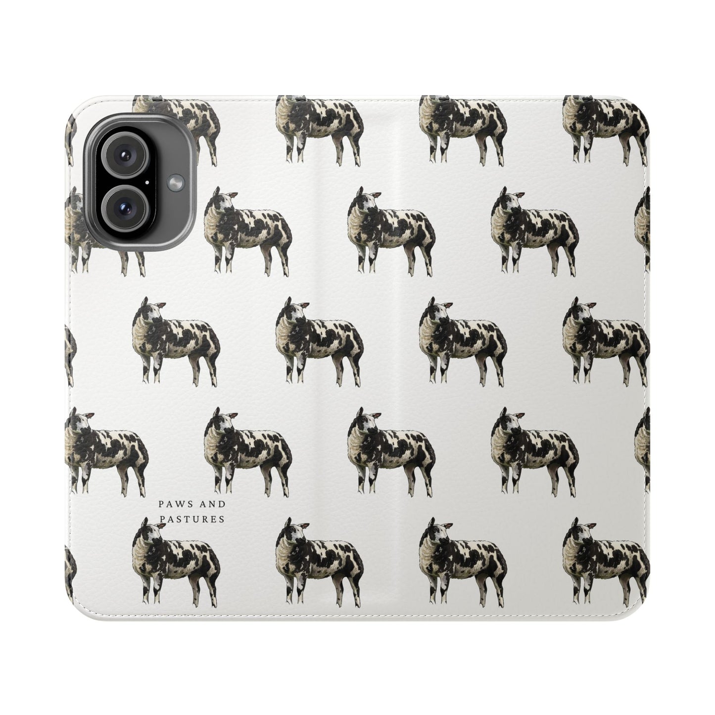 Ditch Spotted Sheep iPhone Flip Case