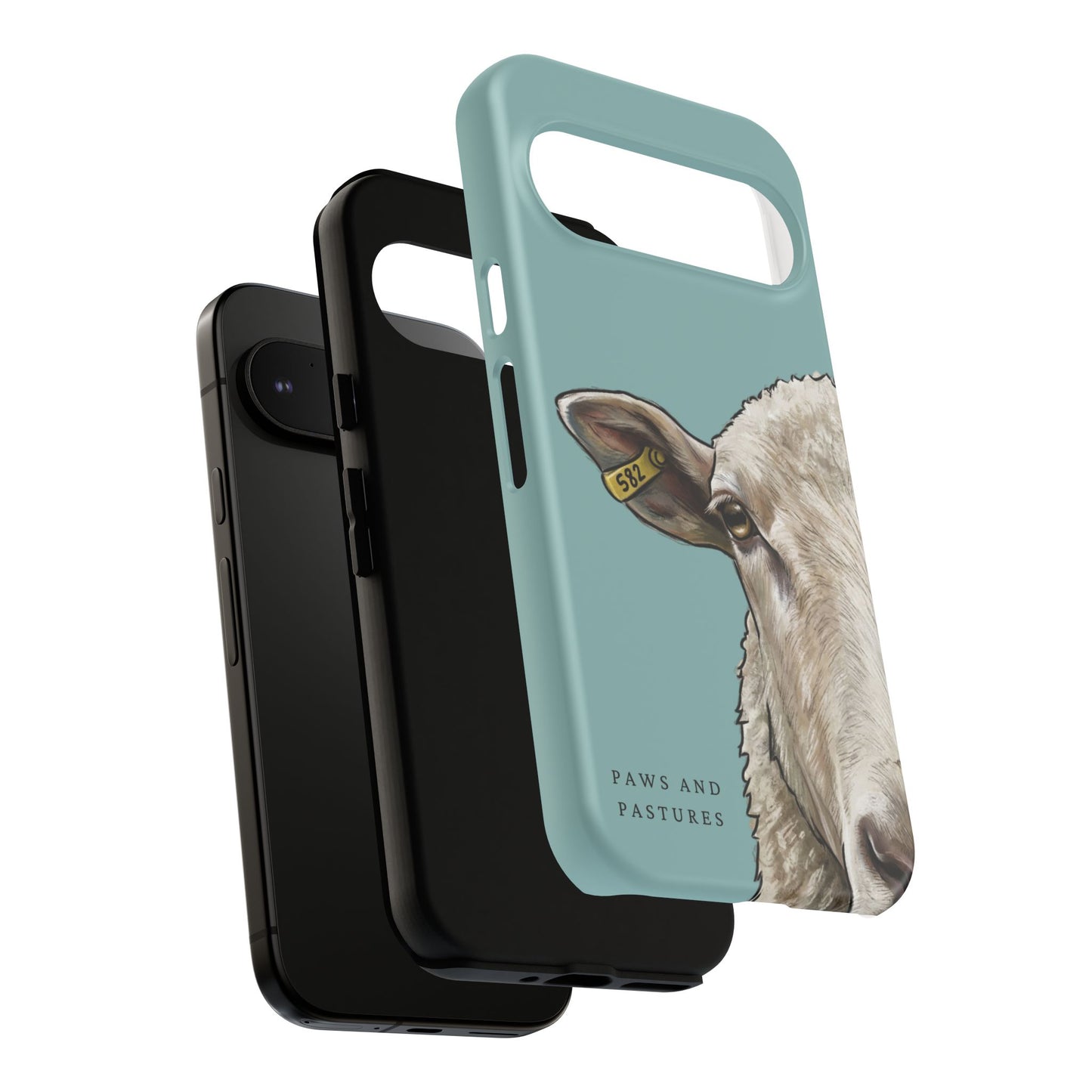 Teal Sheep Phone Case