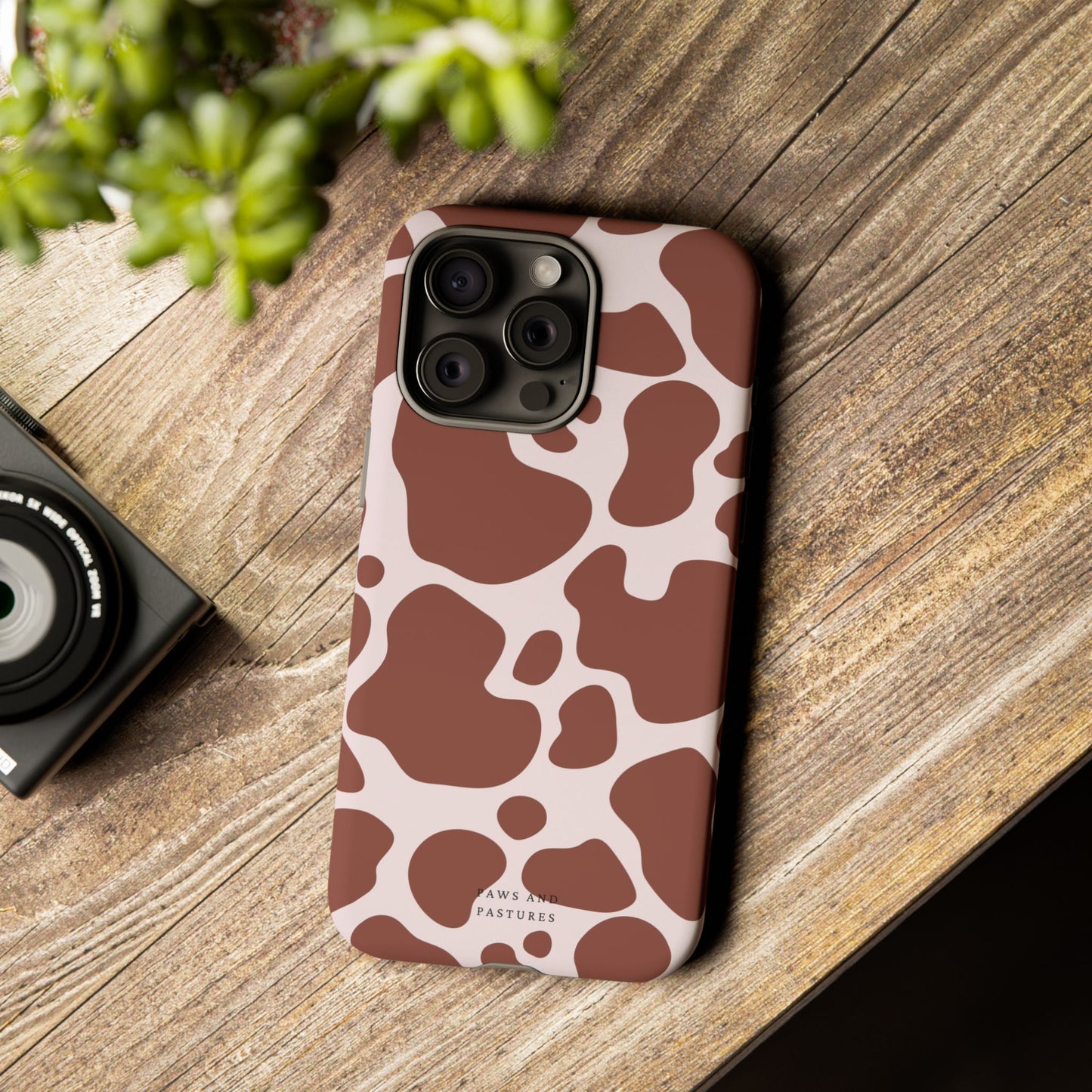 Cow Print Phone Case - Paws and Pastures