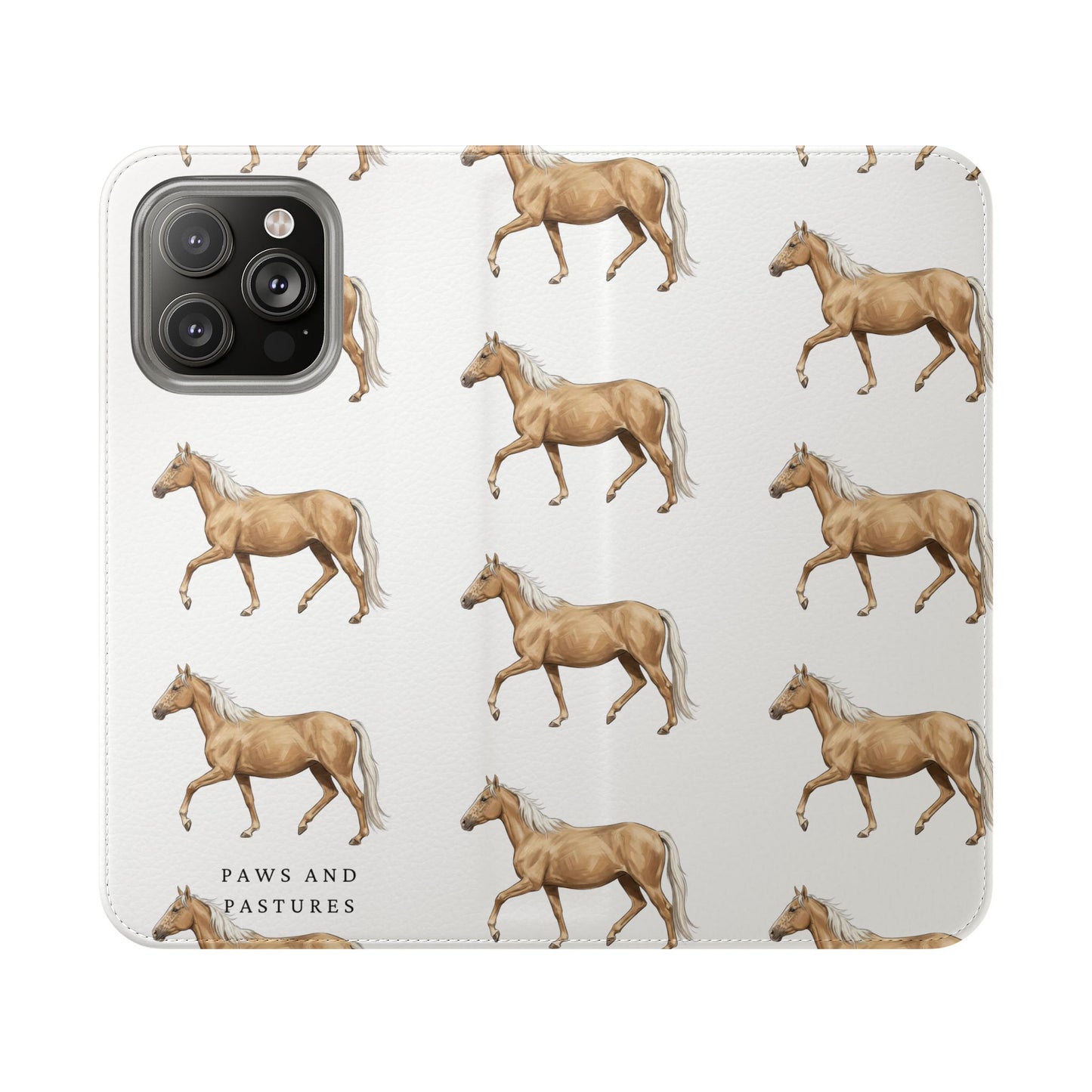Horse Pattern iPhone Flip Case