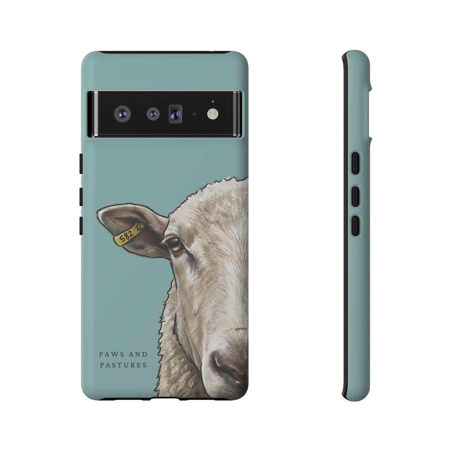Teal Sheep Phone Case
