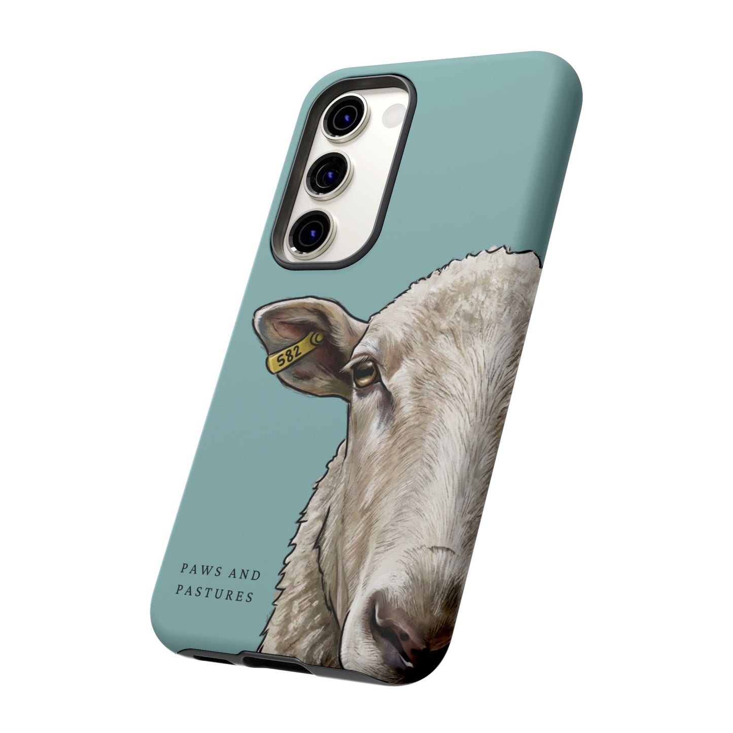 Teal Sheep Phone Case