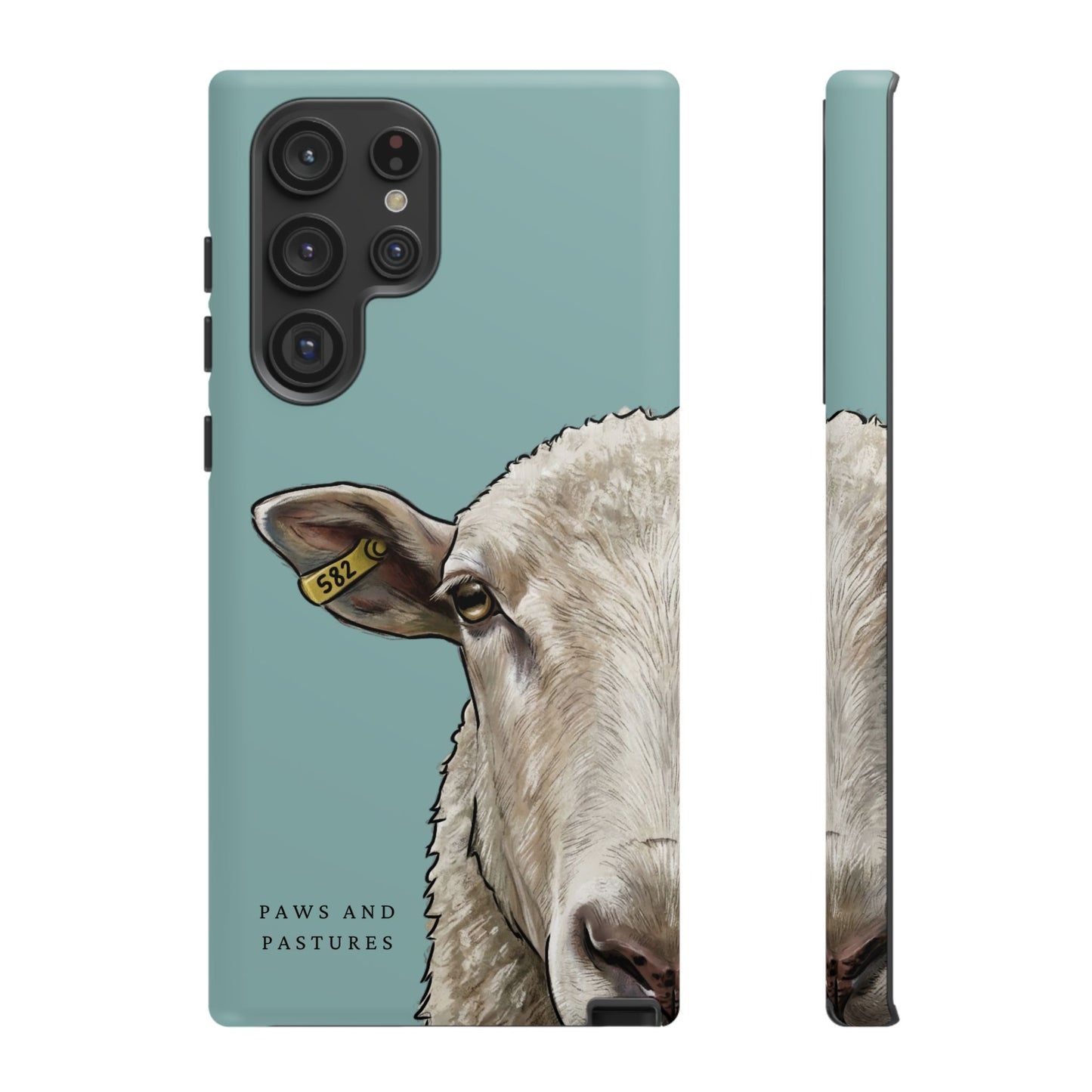 Teal Sheep Phone Case