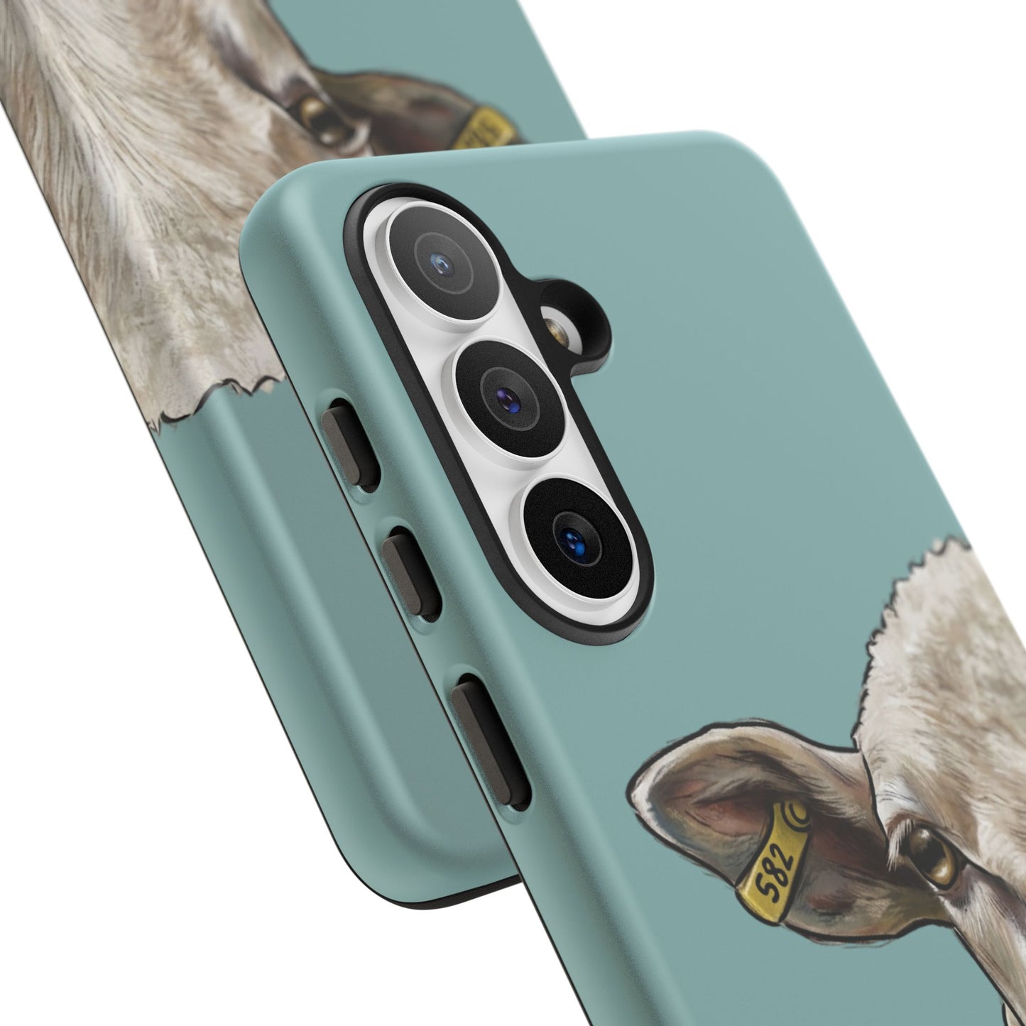 Teal Sheep Phone Case