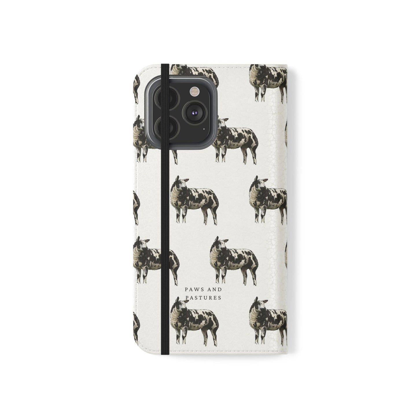 Ditch Spotted Sheep iPhone Flip Case