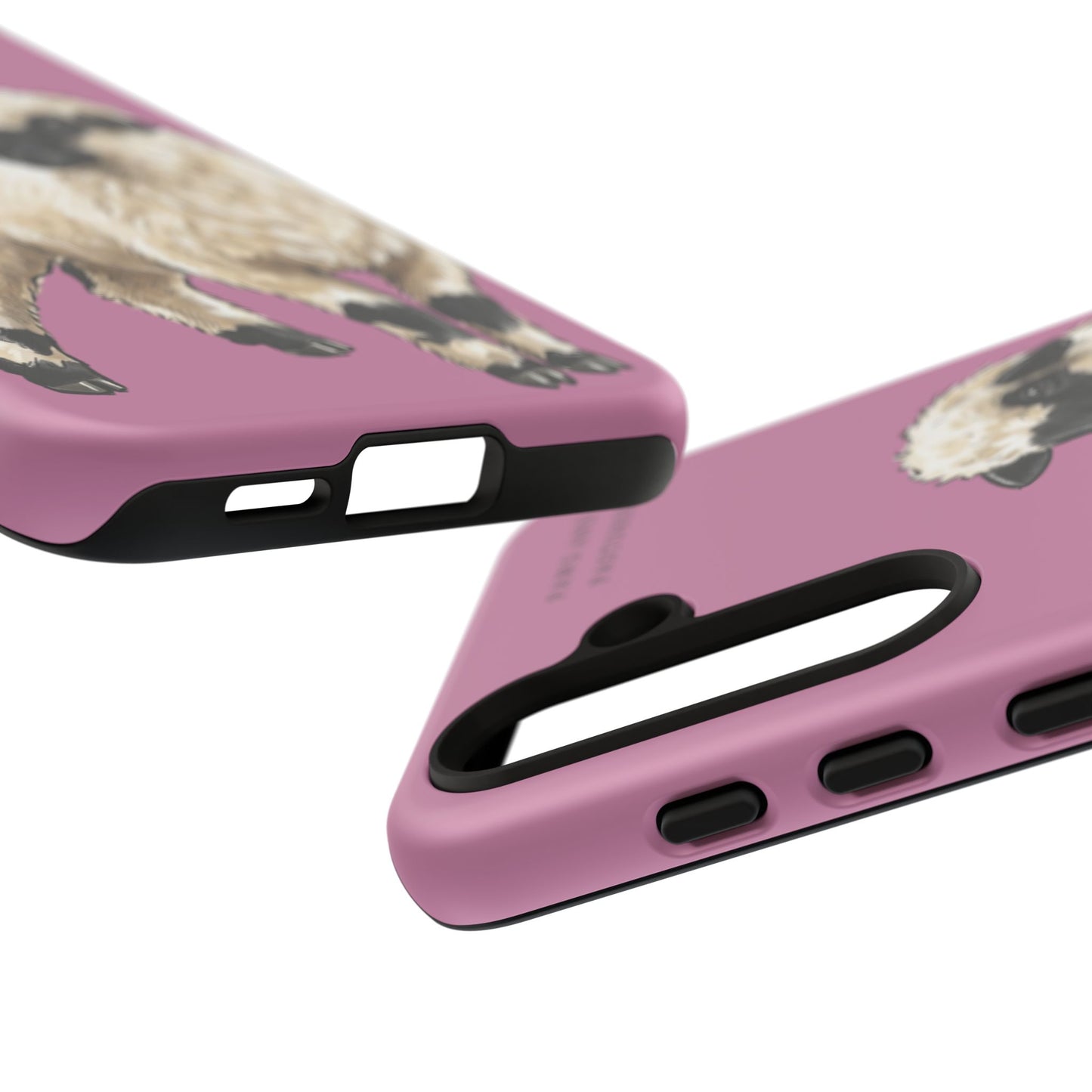 Pink Valais Blacknose Sheep Phone Case – 'Paws and Pastures' Cute Lamb Protective iPhone Cover