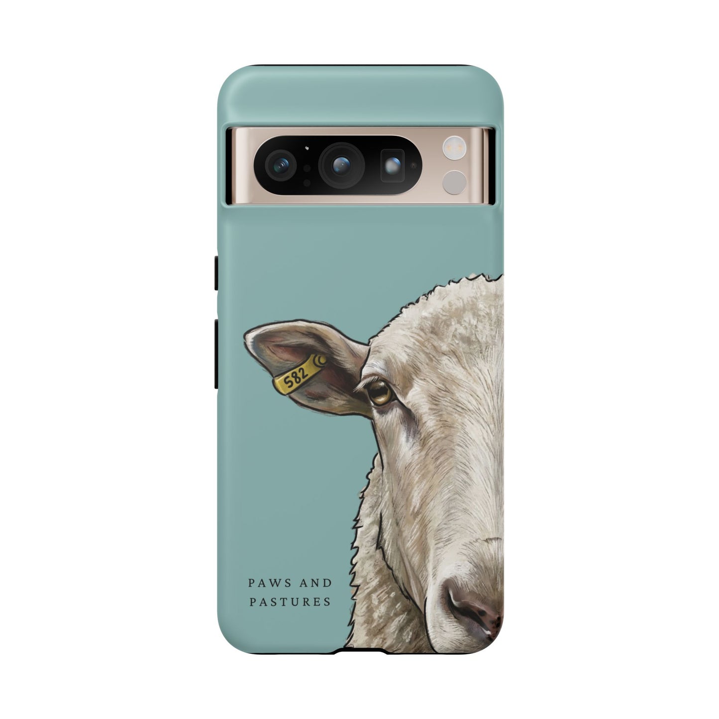 Teal Sheep Phone Case