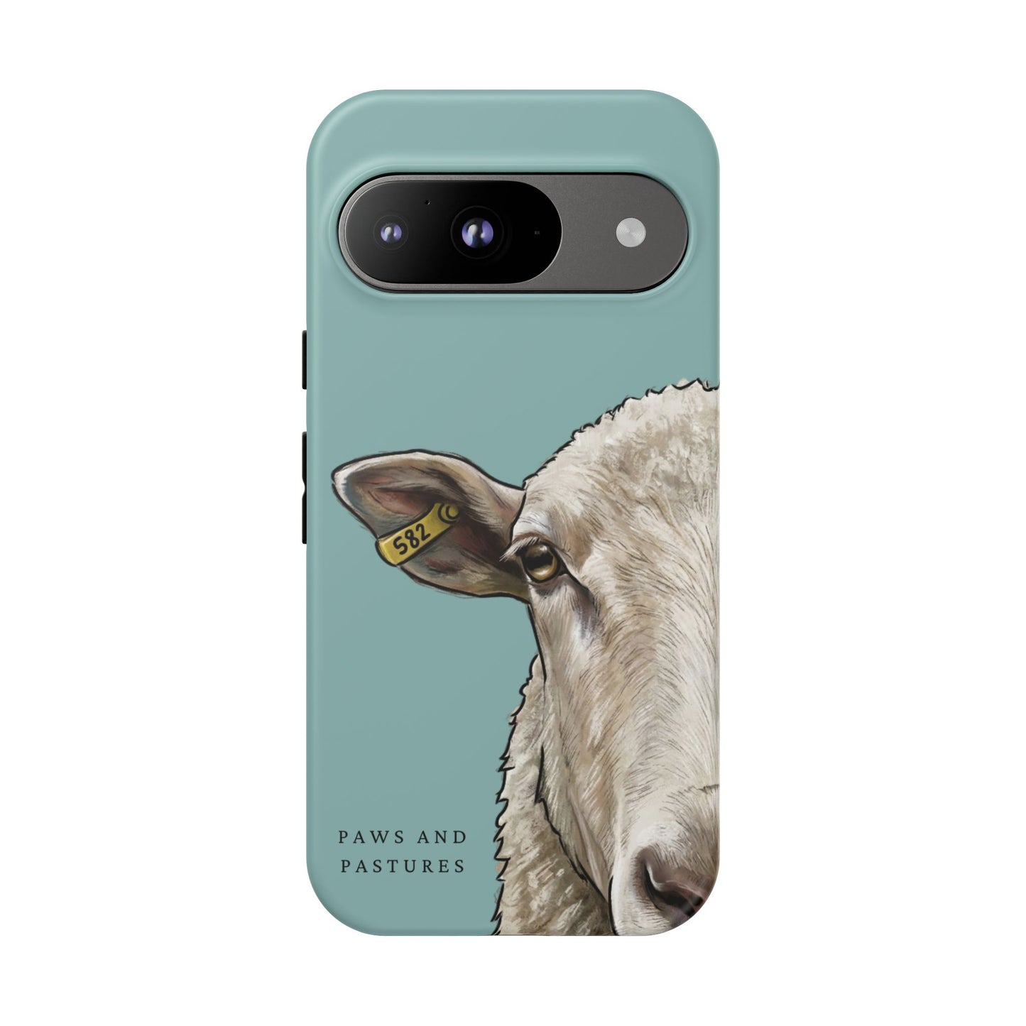 Teal Sheep Phone Case