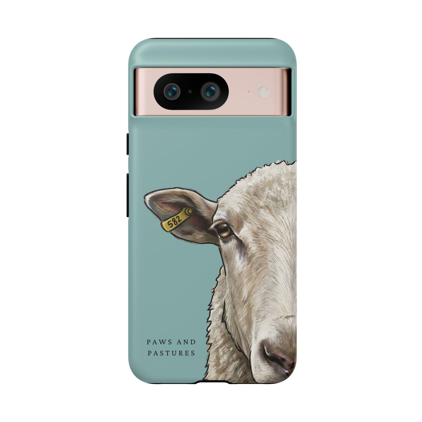 Teal Sheep Phone Case