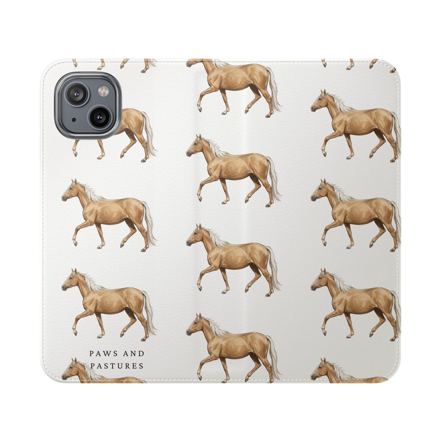 Horse Pattern iPhone Flip Case