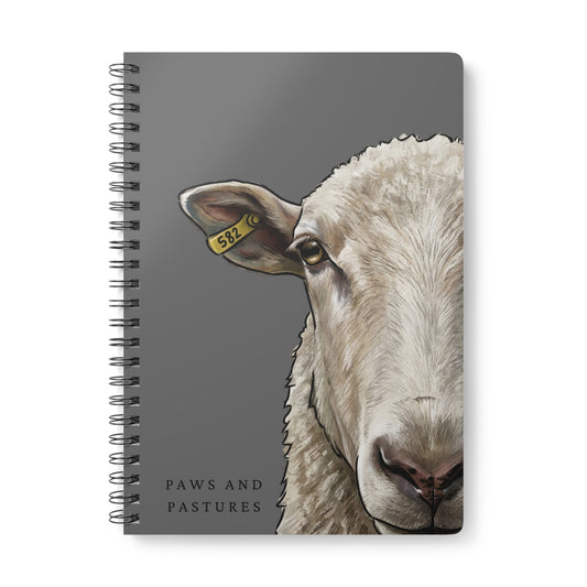 Grey Sheep Wirebound Notebook, A5
