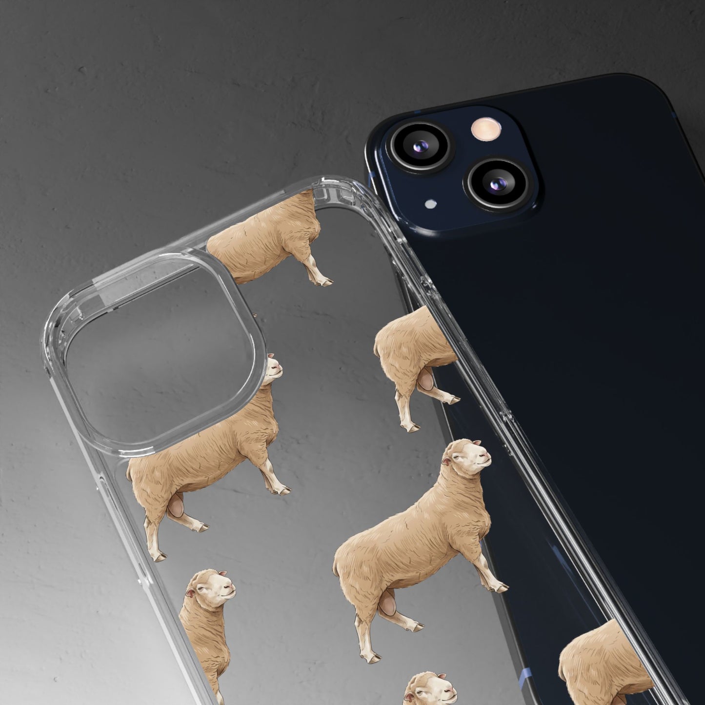 Dorset Sheep Pattern iPhone Clear Case