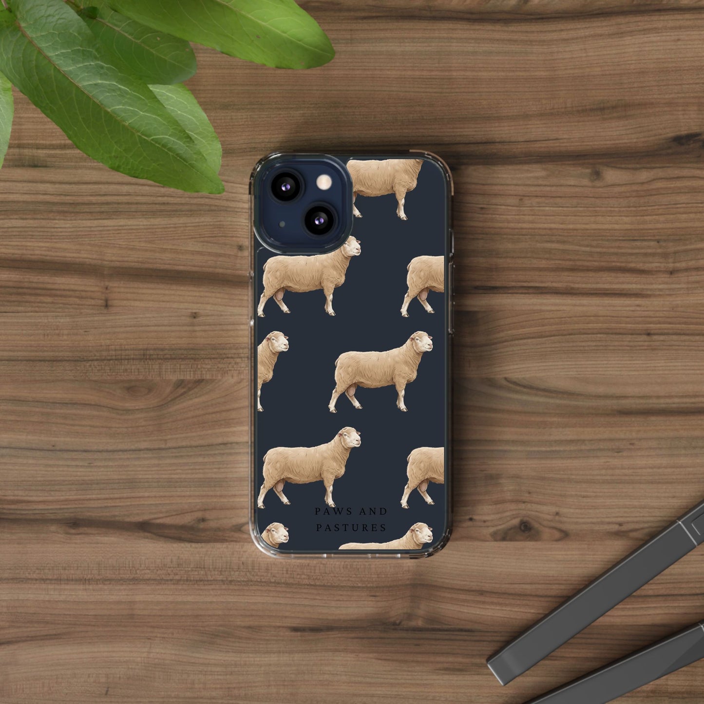 Dorset Sheep Pattern iPhone Clear Case