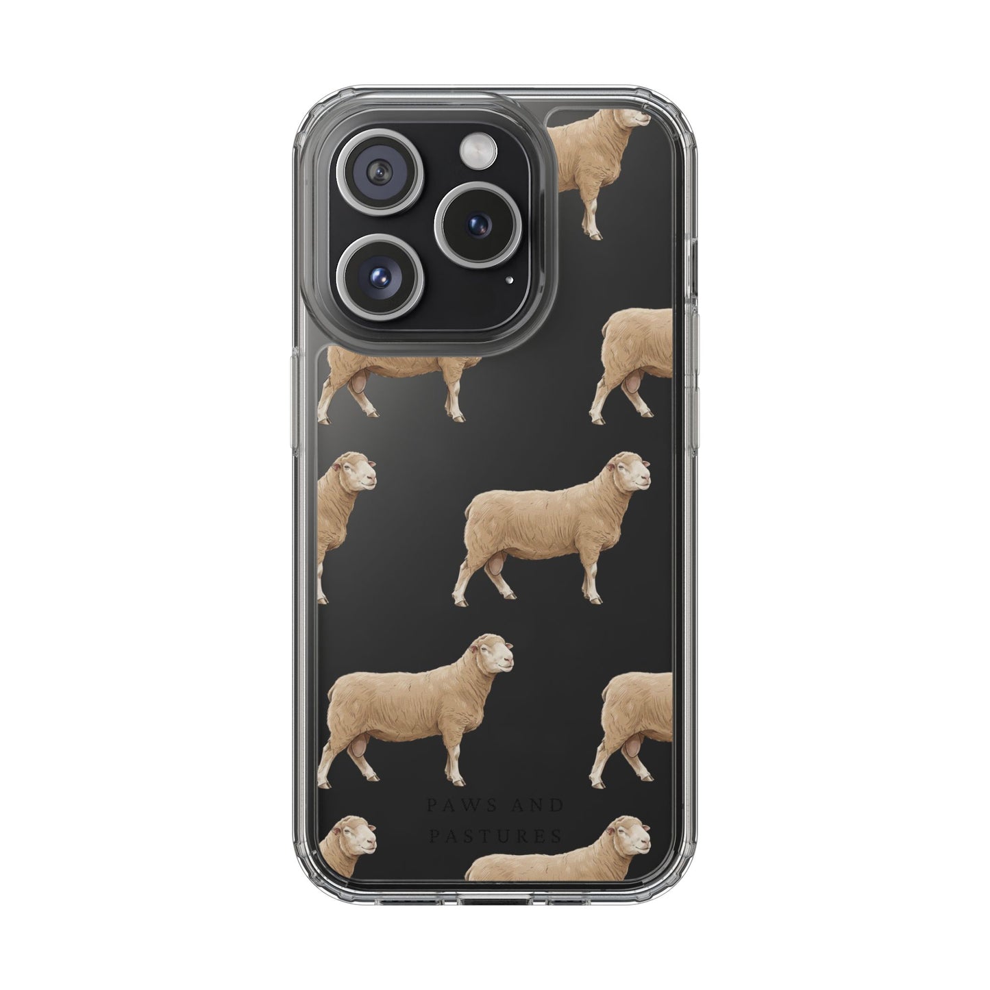Dorset Sheep Pattern iPhone Clear Case