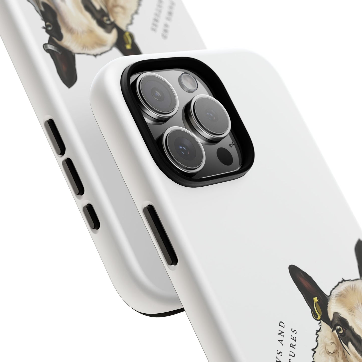 Kerry Hill Sheep Portrait Phone Case — Cute Farm Animal Phone Cover