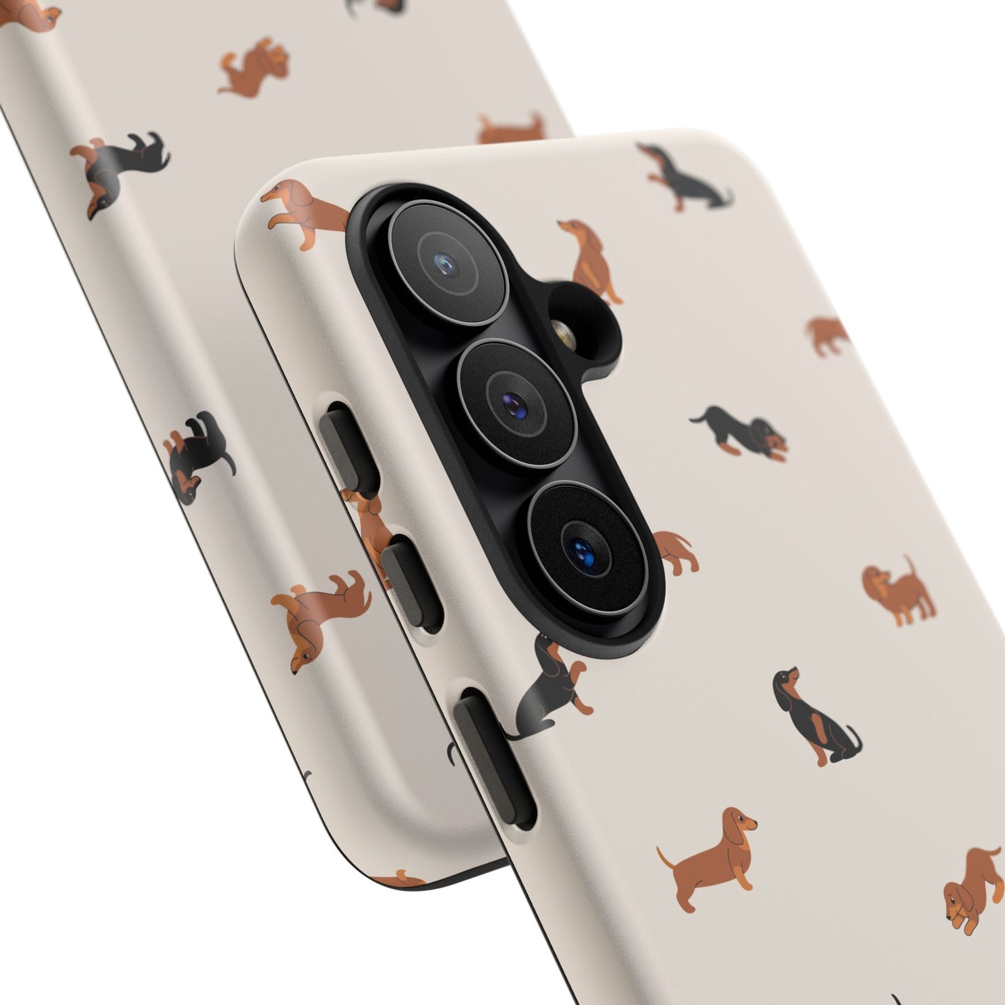 Dachshund Pattern Phone Case — Cute Wiener Dog Protective Cover