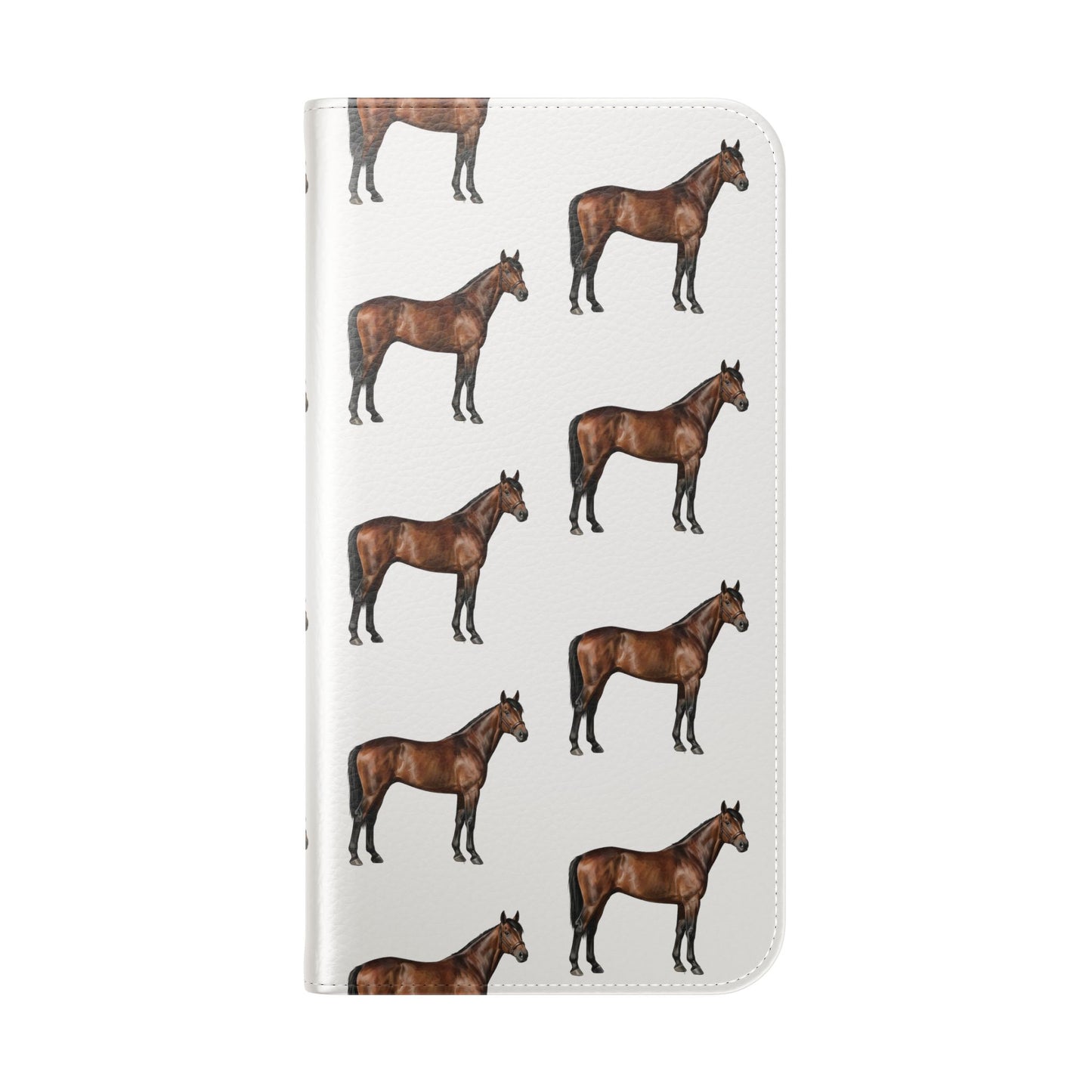 Horse Pattern iPhone Flip Case