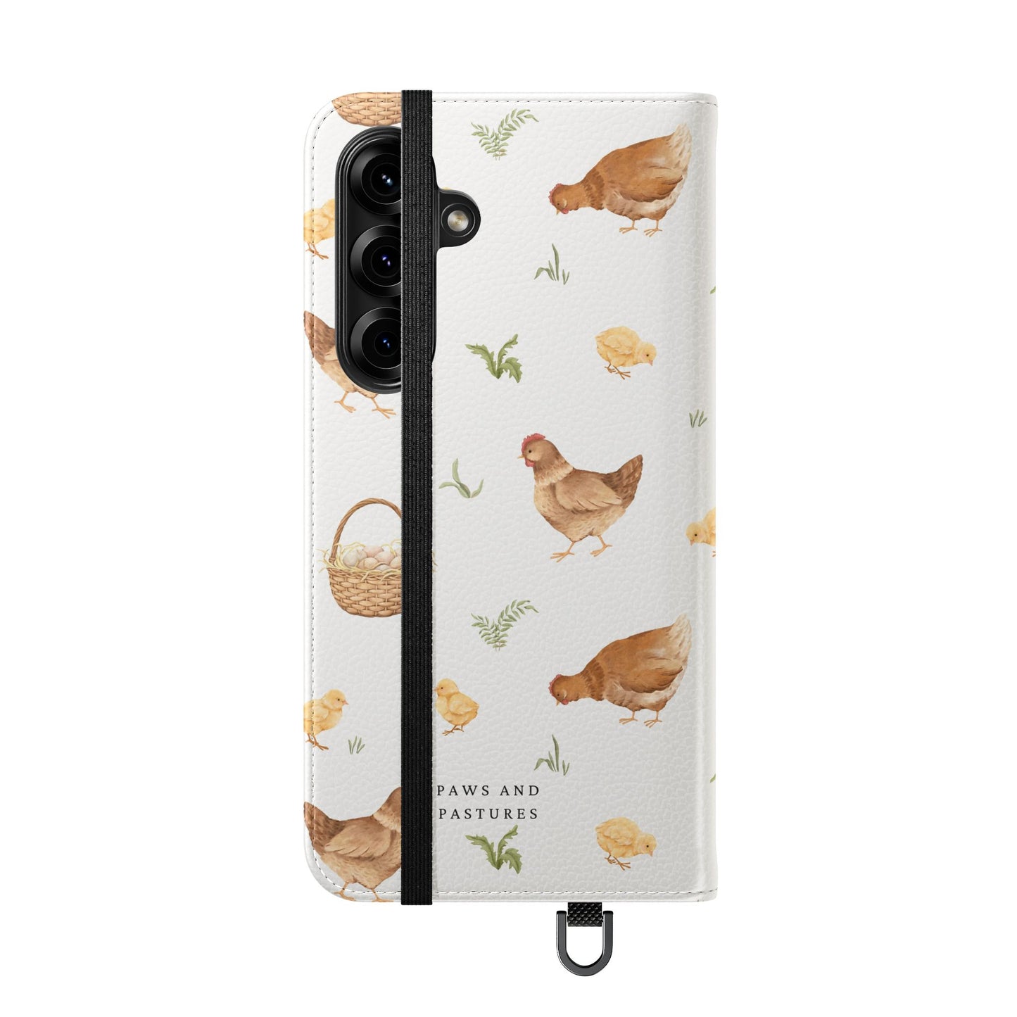 Flip Case – Watercolor Chickens & Baskets Phone Wallet Case