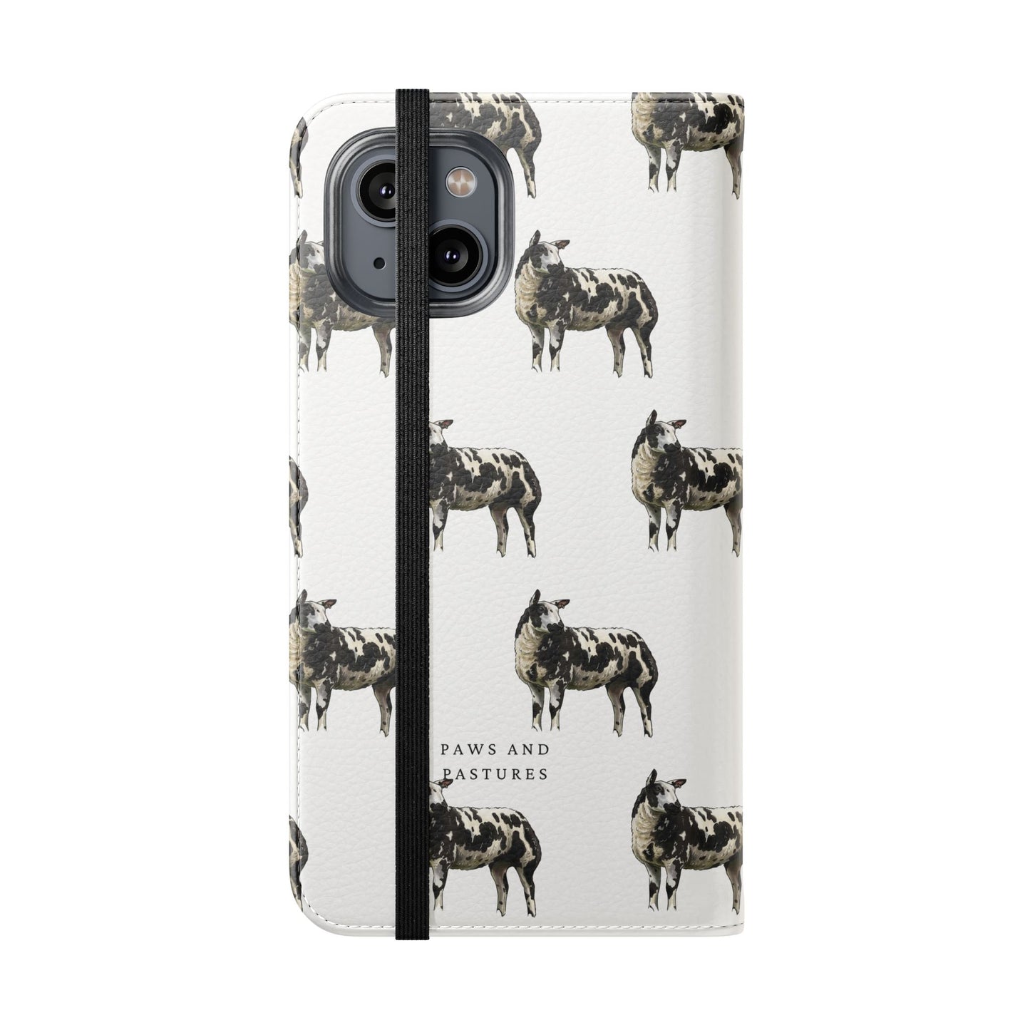 Ditch Spotted Sheep iPhone Flip Case