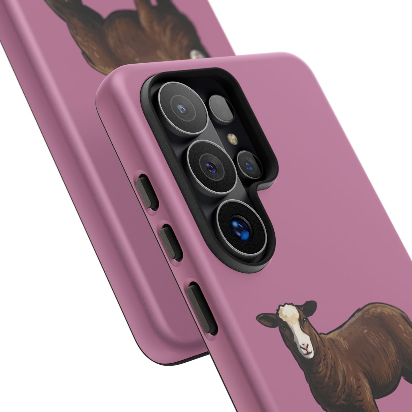 Zwartble Phone Case — Brown Sheep Illustration "Paws and Pastures"