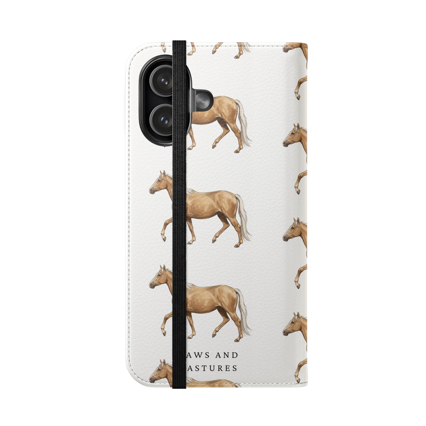 Horse Pattern iPhone Flip Case