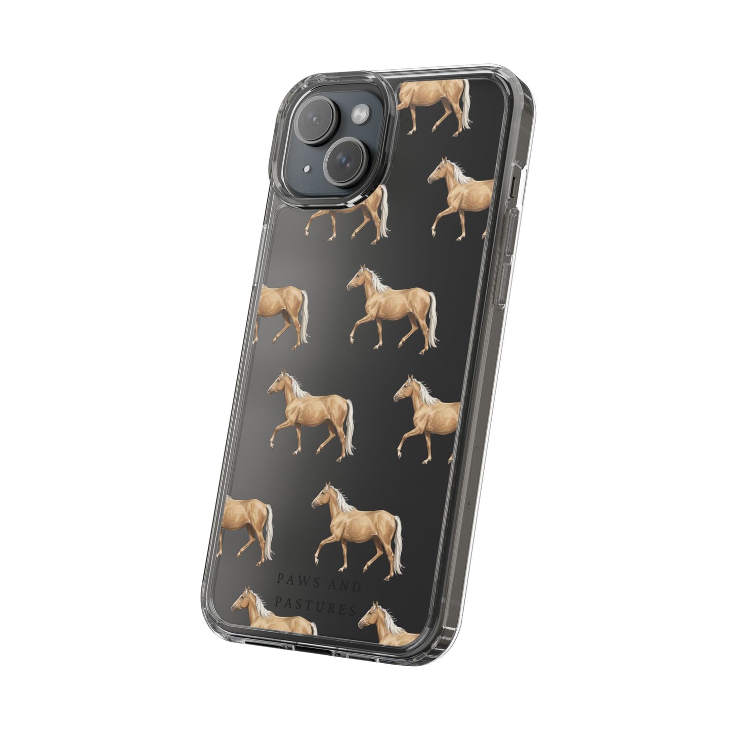Horse Pattern iPhone Clear Case