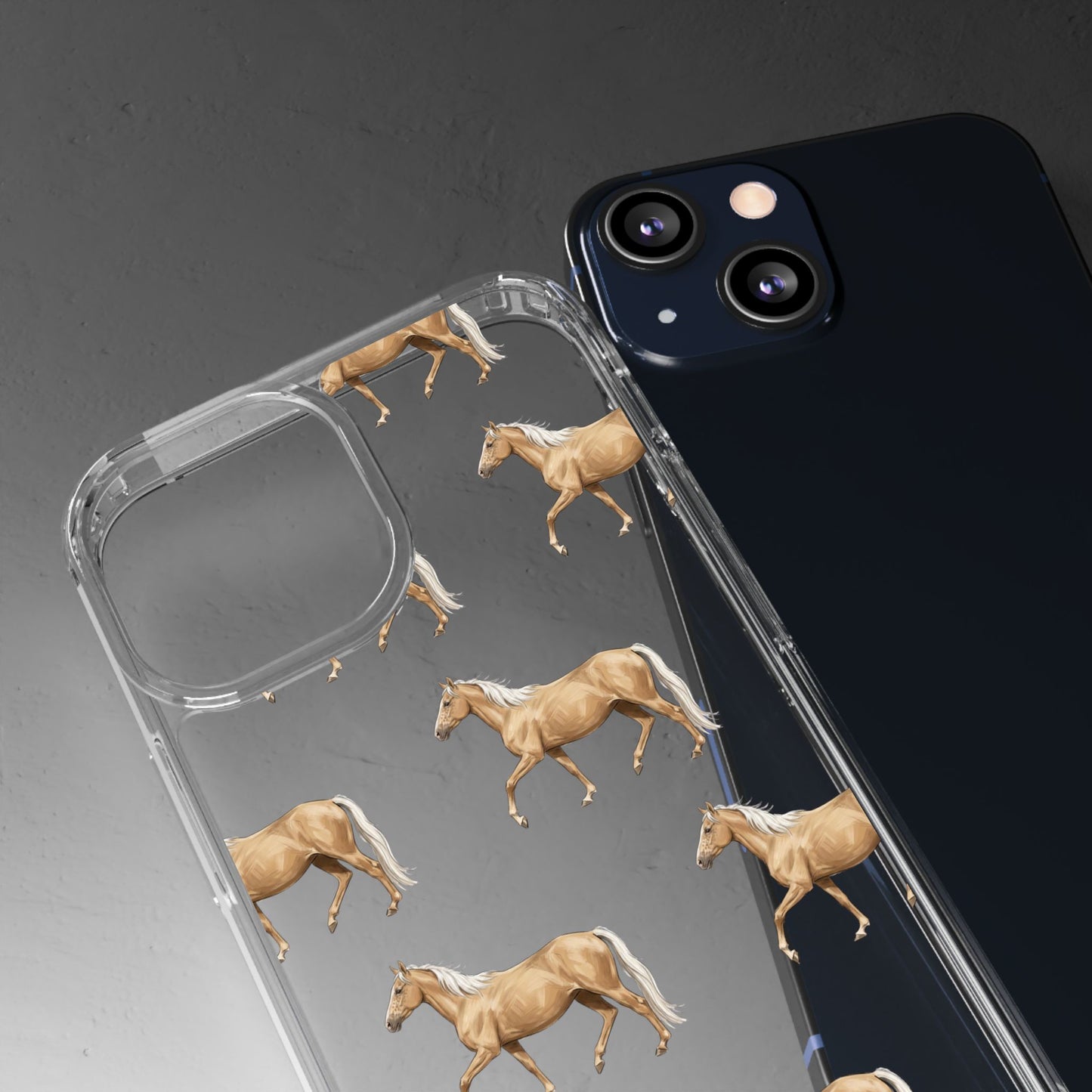 Horse Pattern iPhone Clear Case