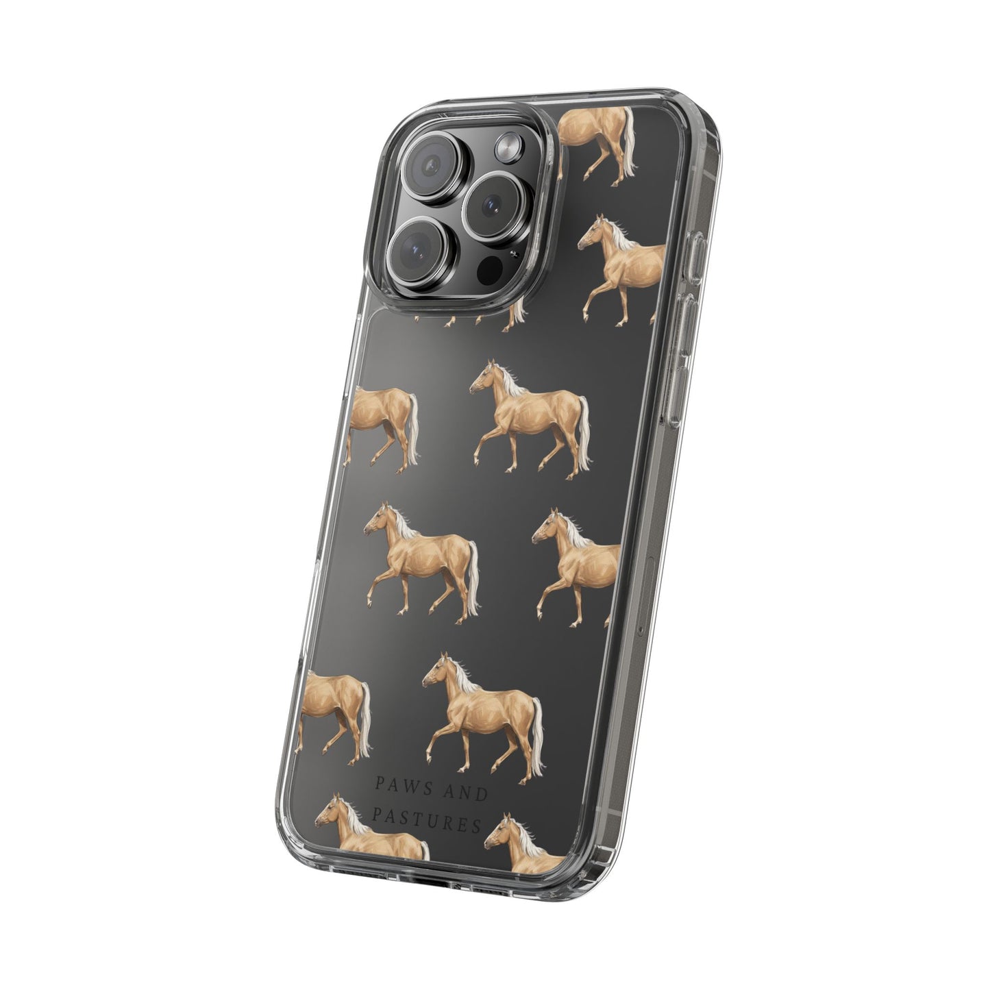 Horse Pattern iPhone Clear Case
