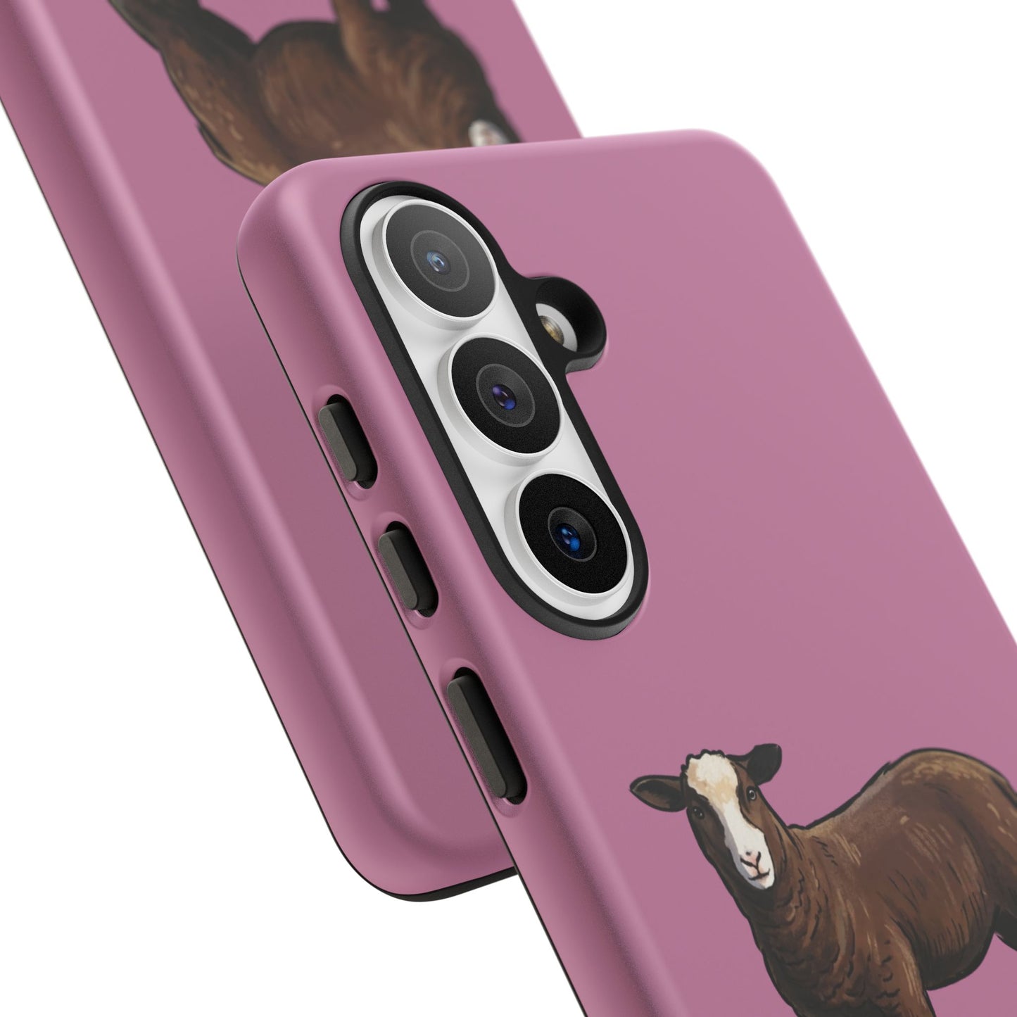 Zwartble Phone Case — Brown Sheep Illustration "Paws and Pastures"