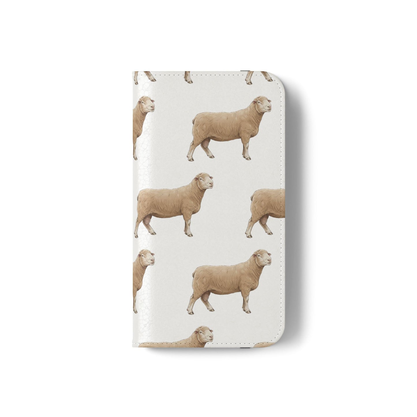 Sheep Pattern iPhone Flip Case