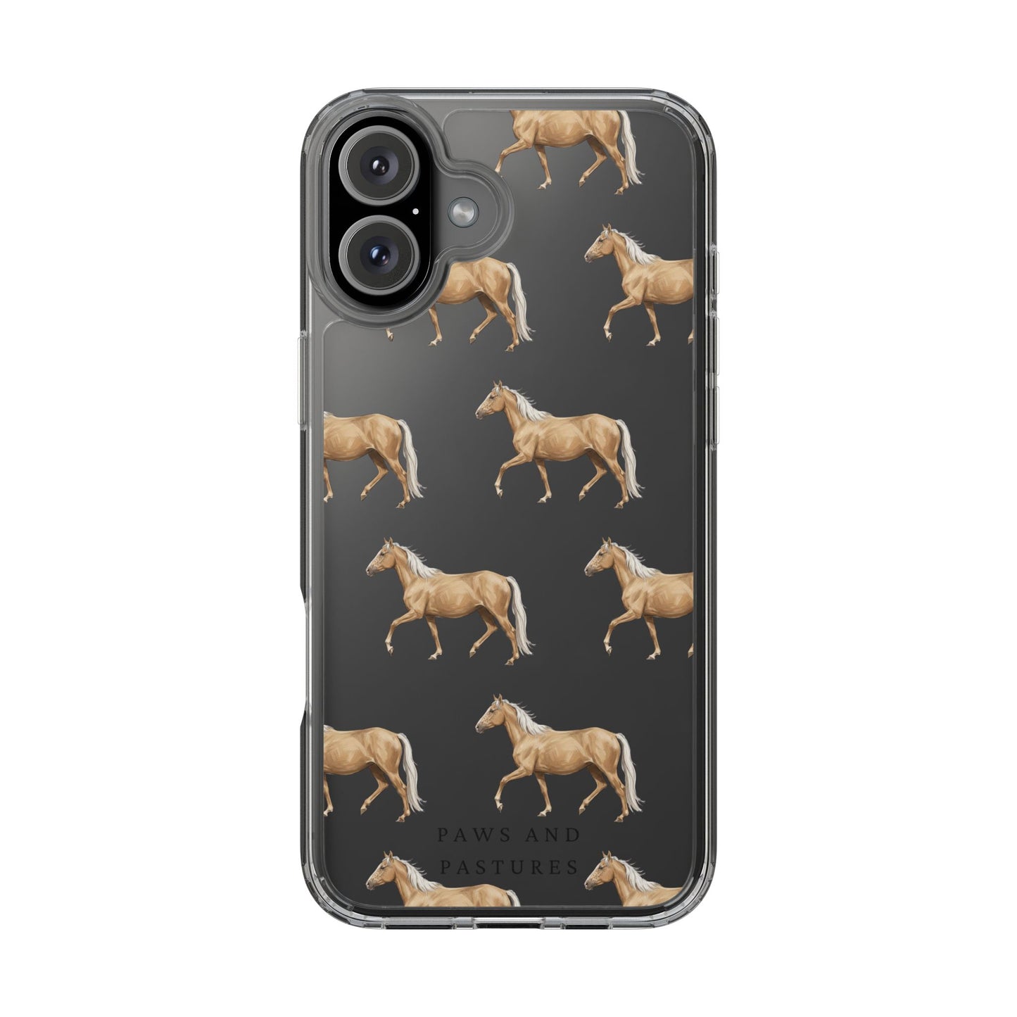 Horse Pattern iPhone Clear Case