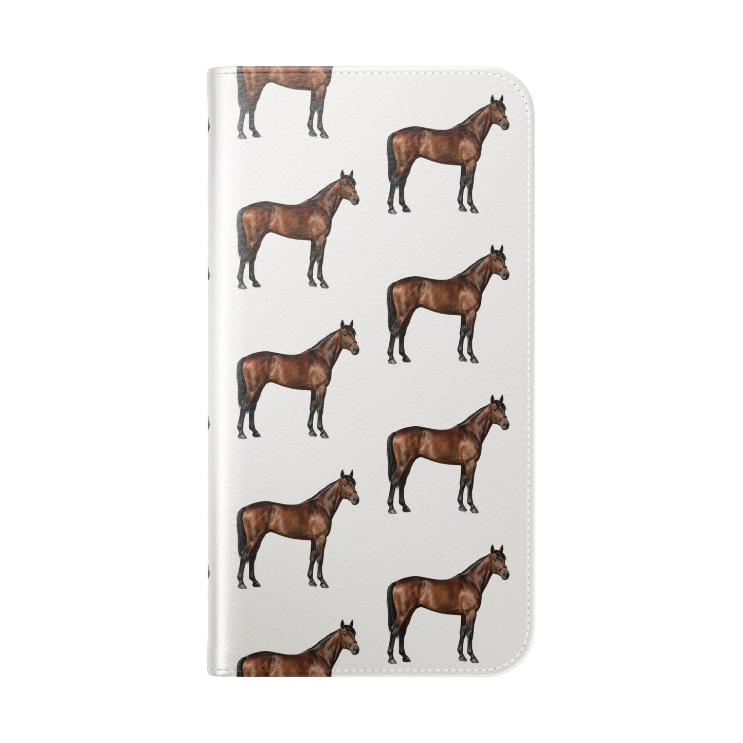 Horse Pattern iPhone Flip Case