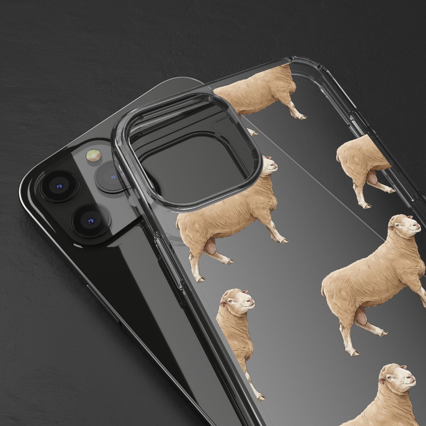 Dorset Sheep Pattern iPhone Clear Case