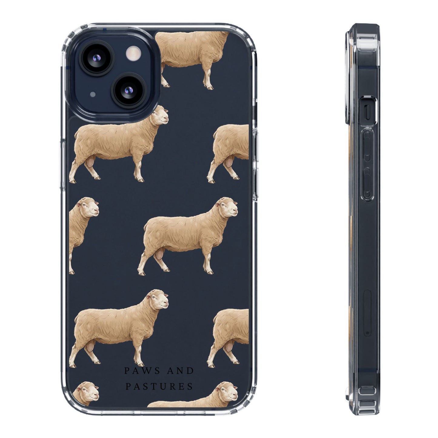 Dorset Sheep Pattern iPhone Clear Case