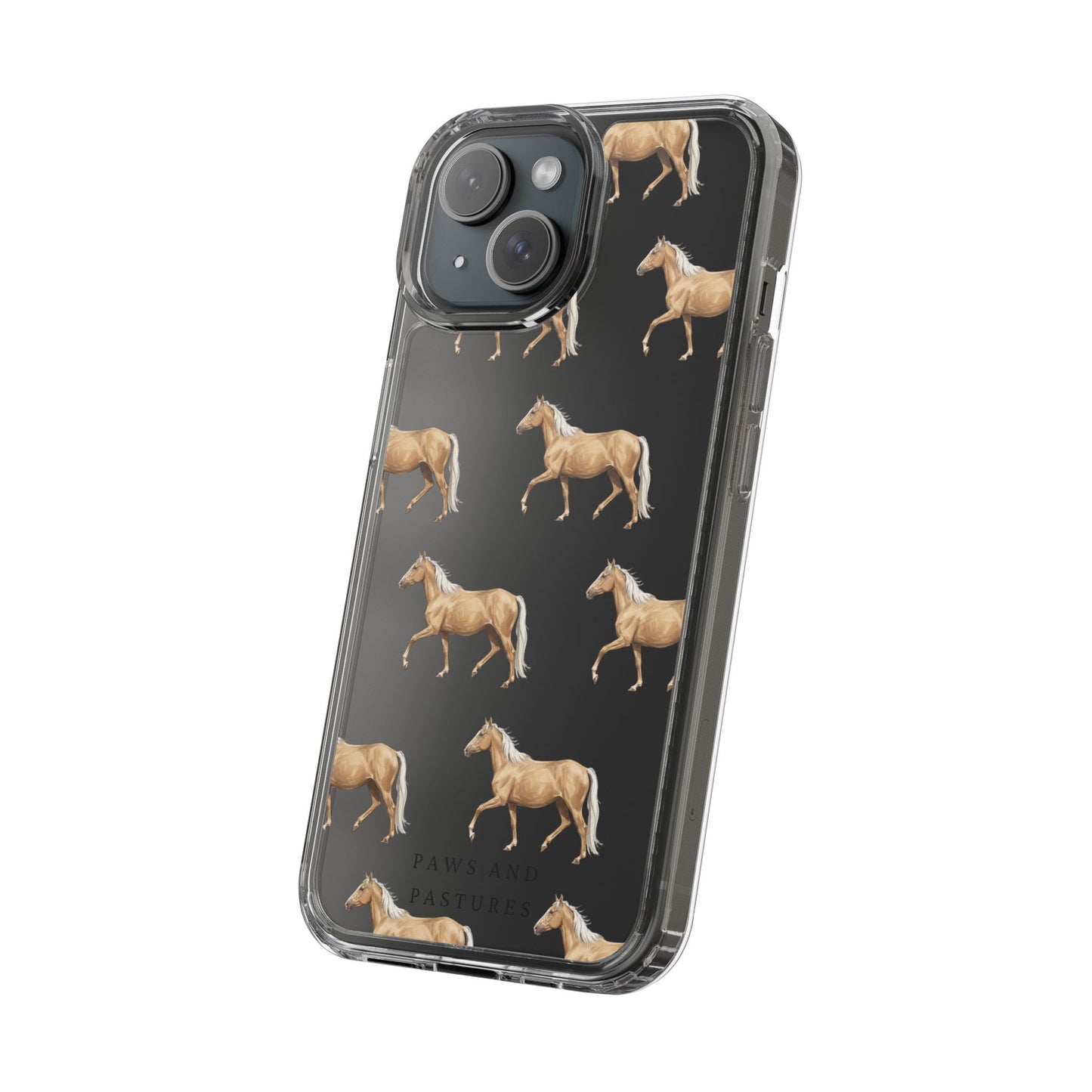Horse Pattern iPhone Clear Case