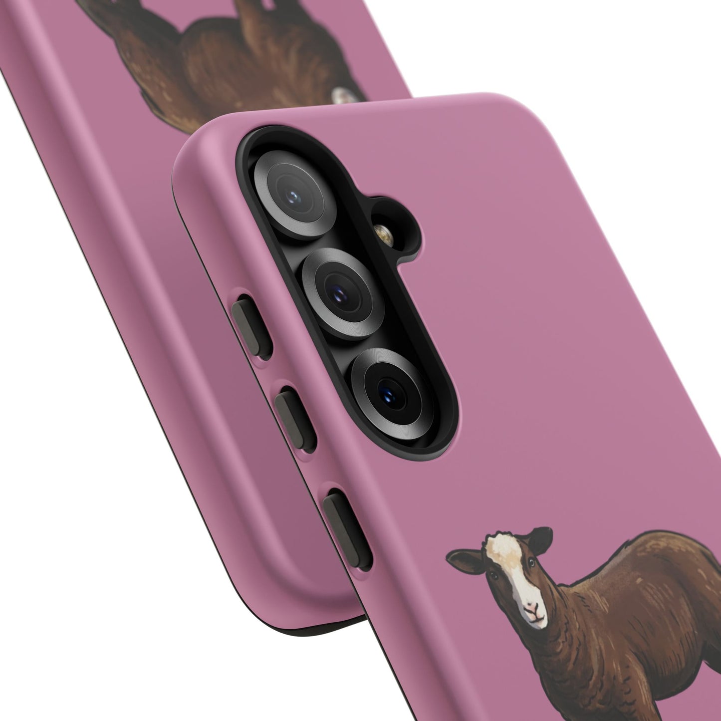 Zwartble Phone Case — Brown Sheep Illustration "Paws and Pastures"