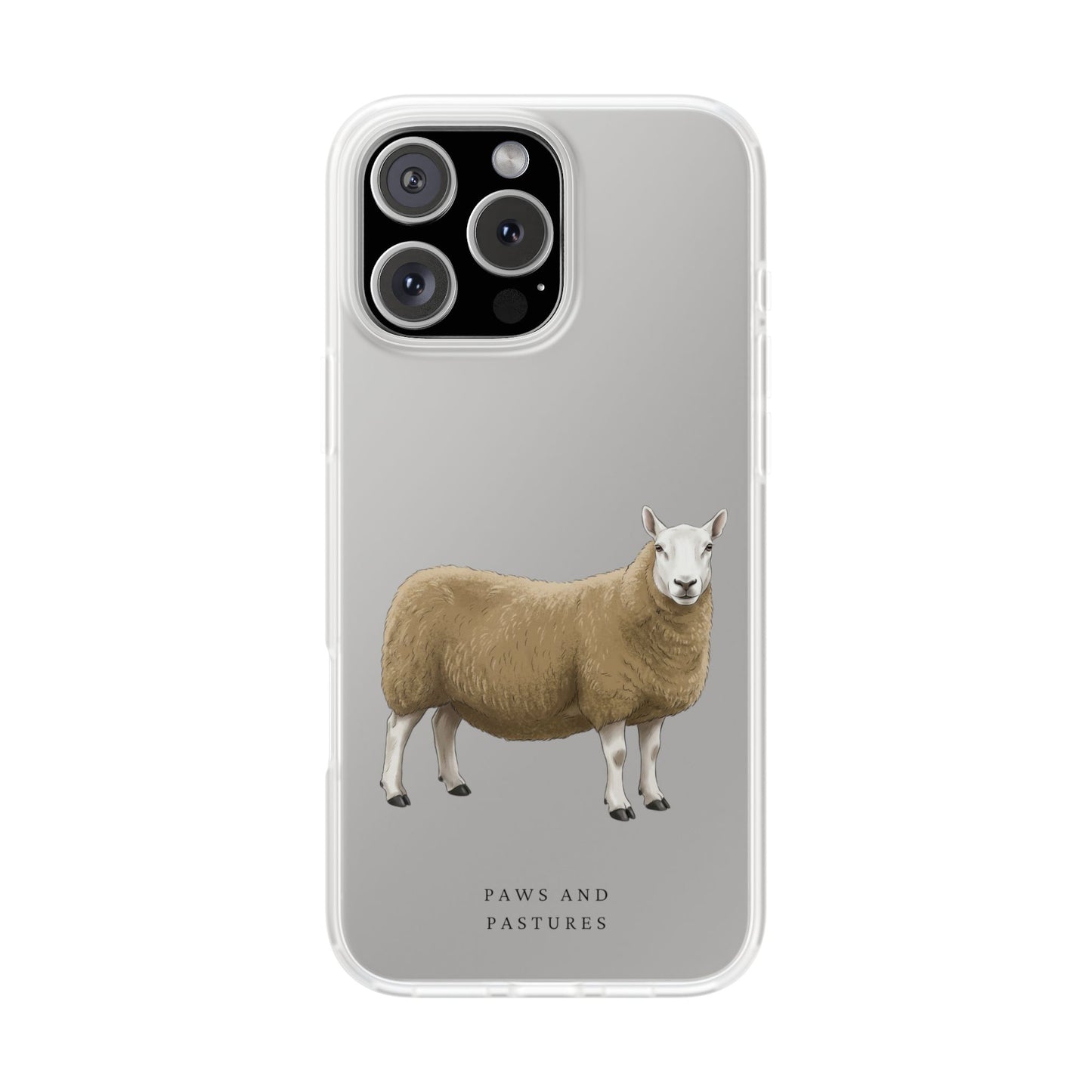 Cheviot Sheep Pattern Phone Case - Cute Farm Animal iPhone Cover